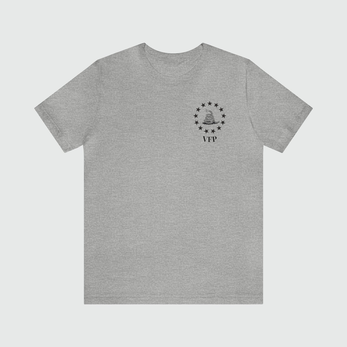 VFP Gadsden Patch Tee Product Pic Front Athletic Heather