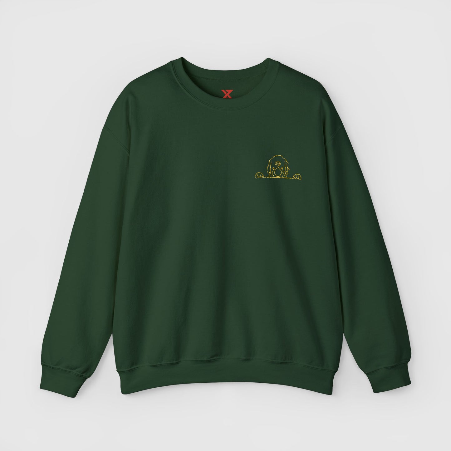 Golden Retriever Embroidered Crewneck