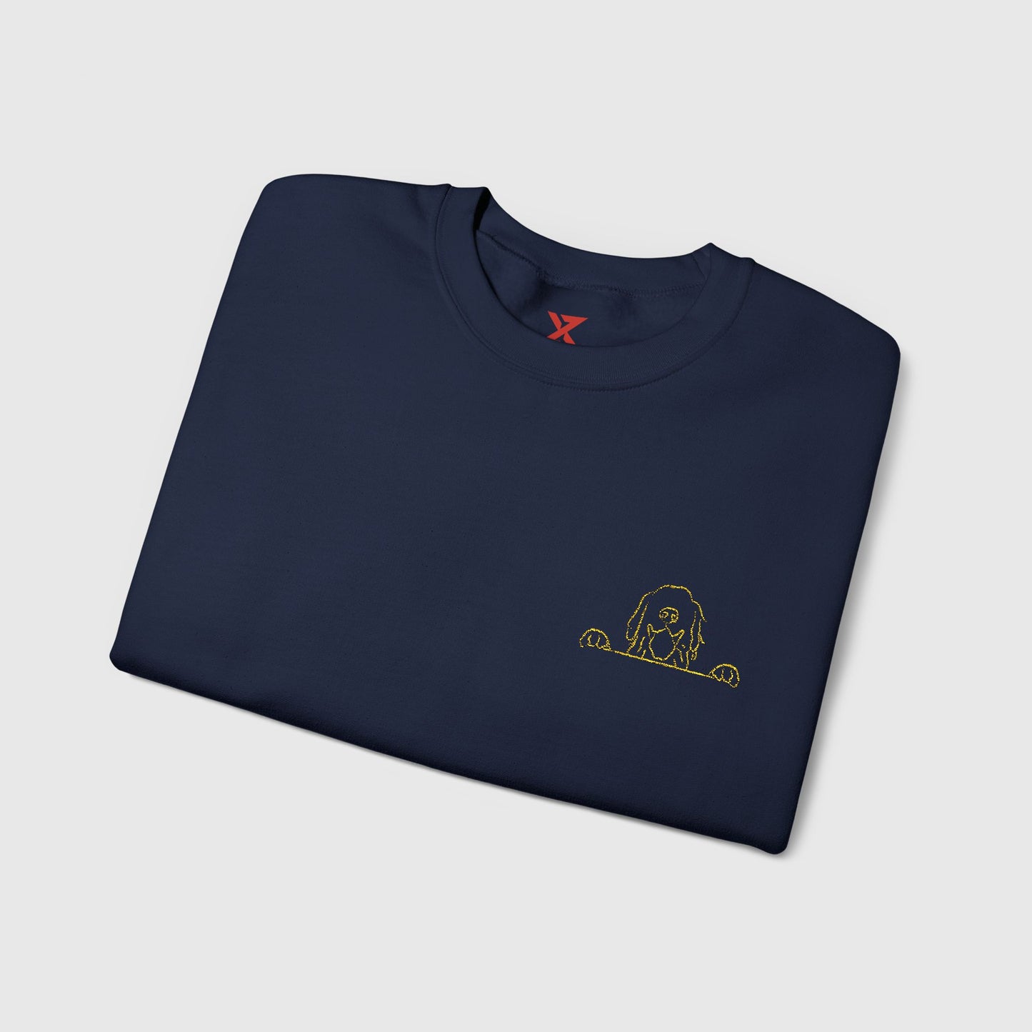 Golden Retriever Embroidered Crewneck