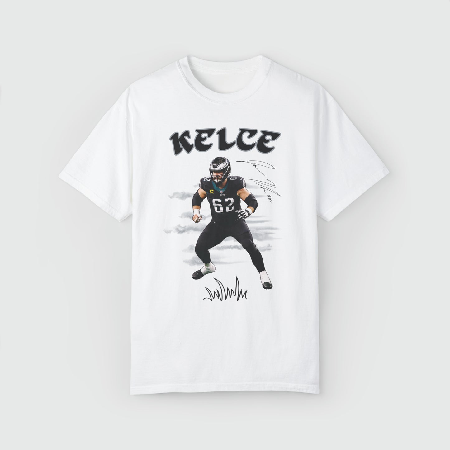 Jason Kelce Signature Tee Product Pic Front White