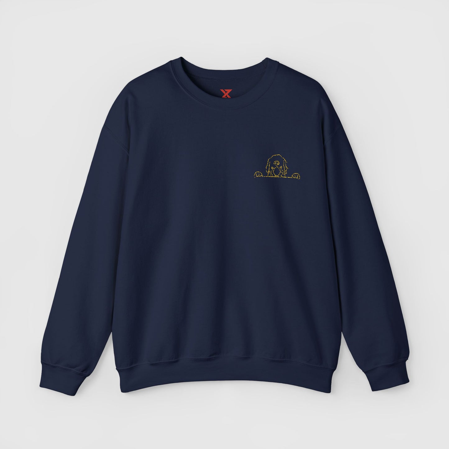 Golden Retriever Embroidered Crewneck