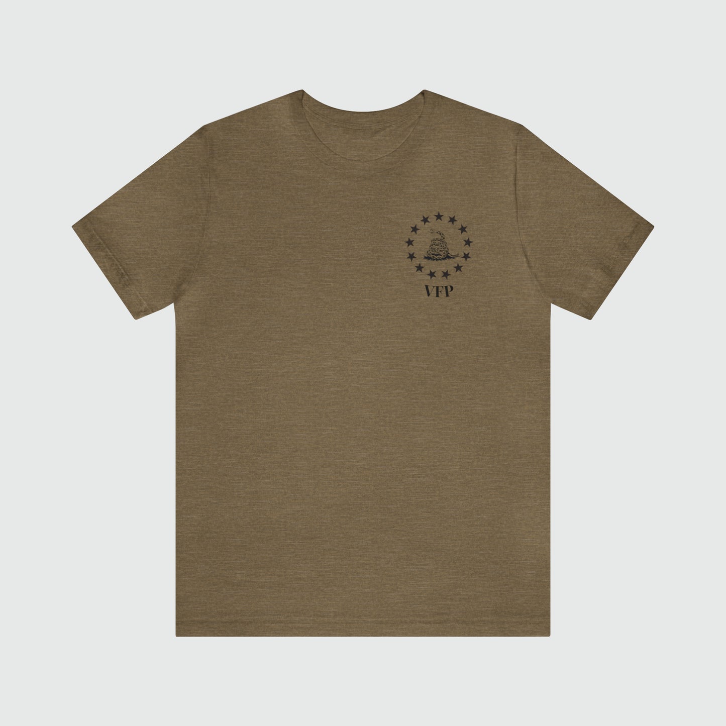 VFP Gadsden Patch Tee Product Pic Front Heather Olive