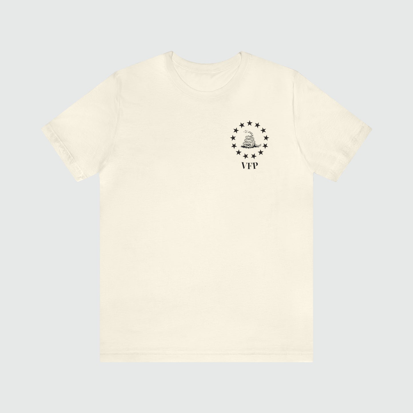 VFP Gadsden Patch Tee Product Pic Front Natural