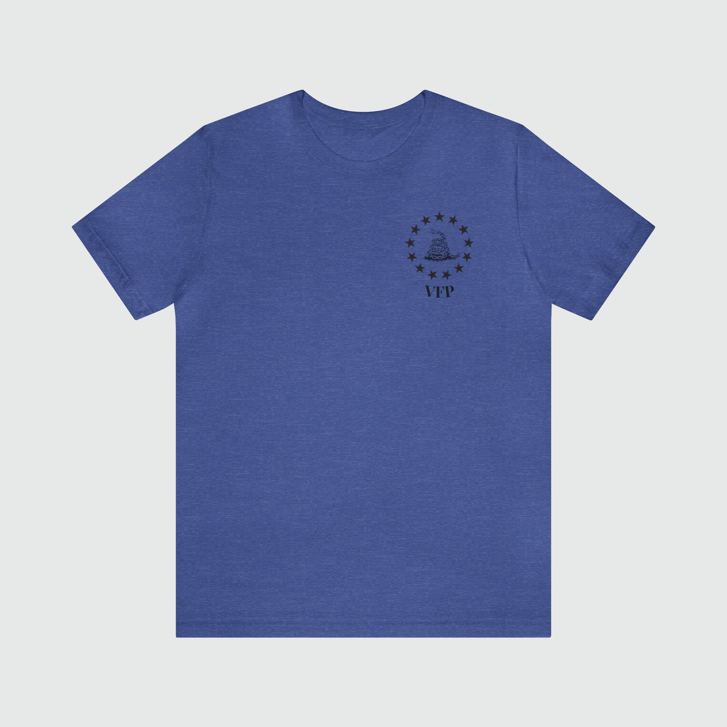 VFP Gadsden Patch Tee Product Pic Front Heather Royal