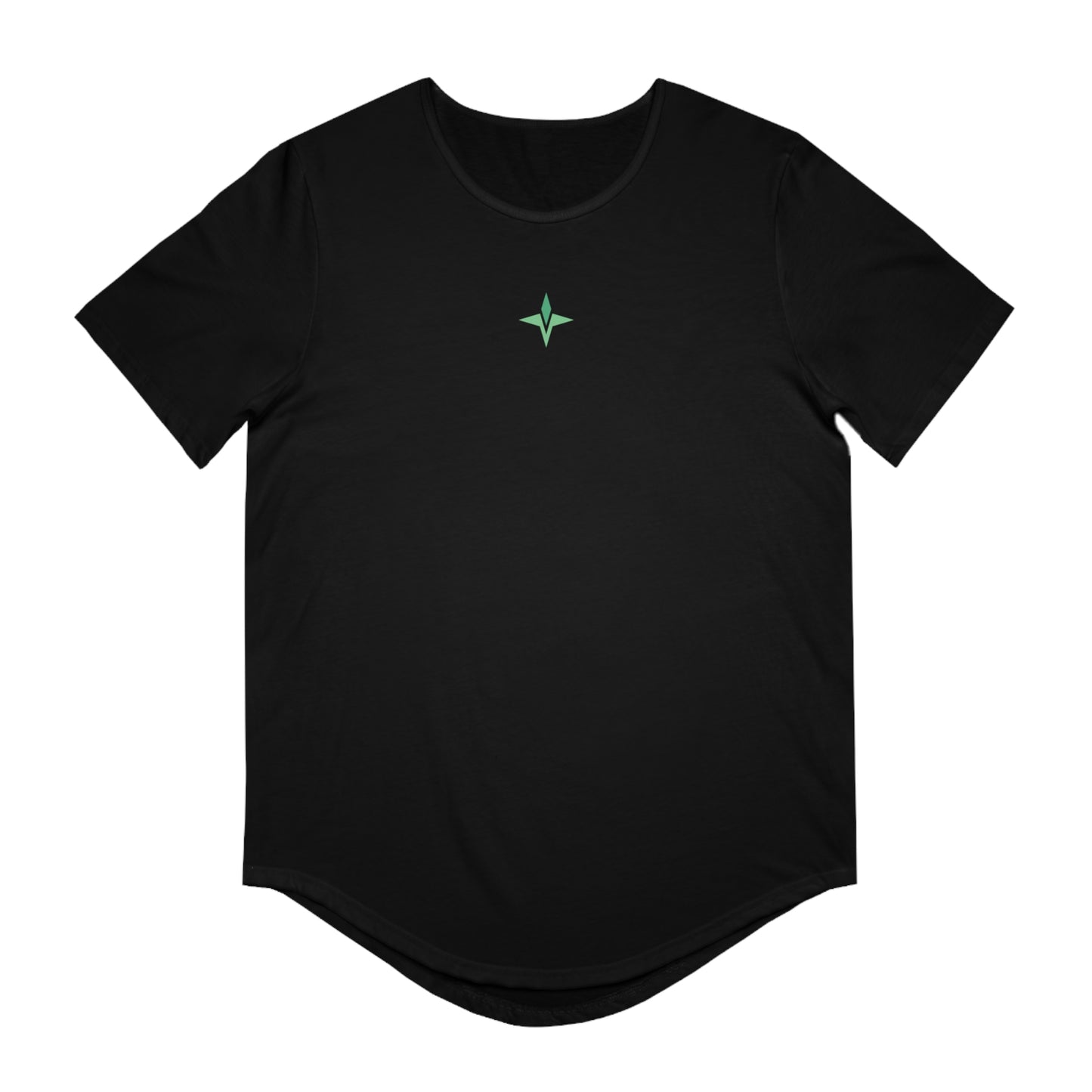Savant Gym Tee Green Product Pic Front Black