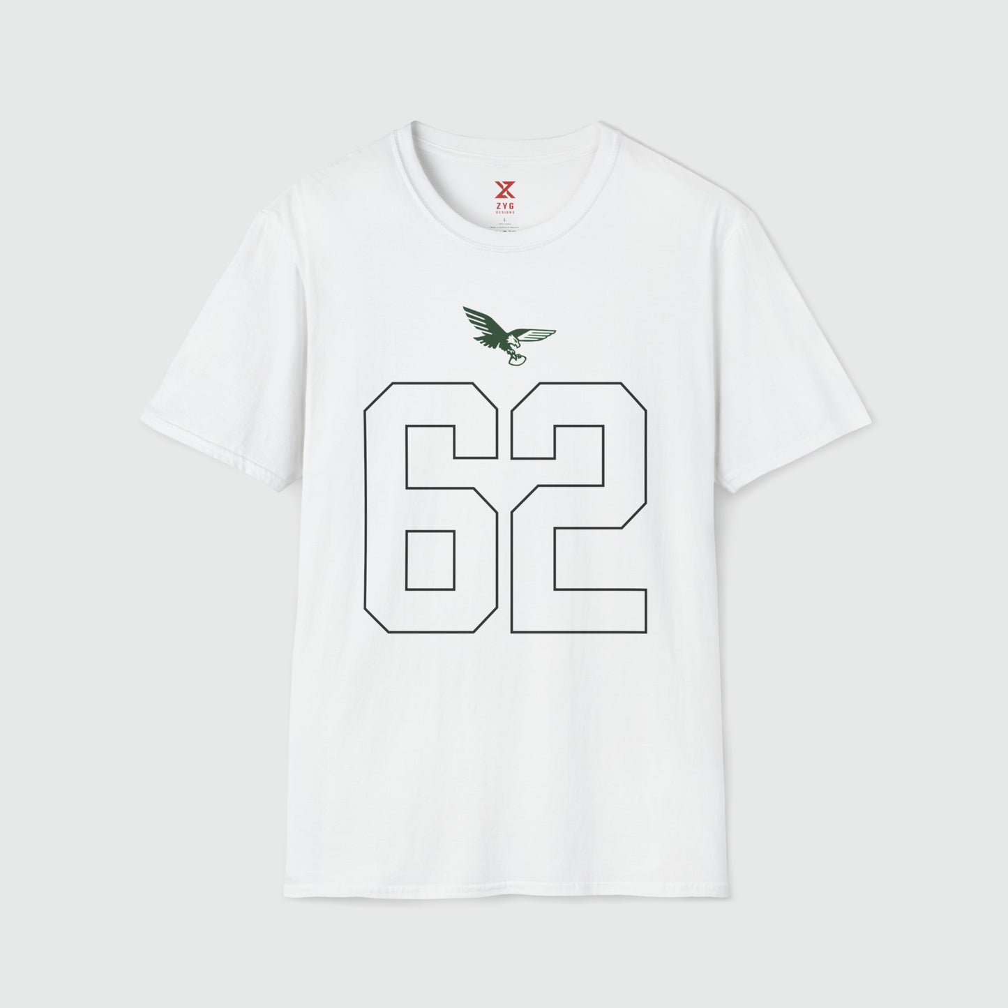 Jason Kelce Shirsey Product Pic Front White