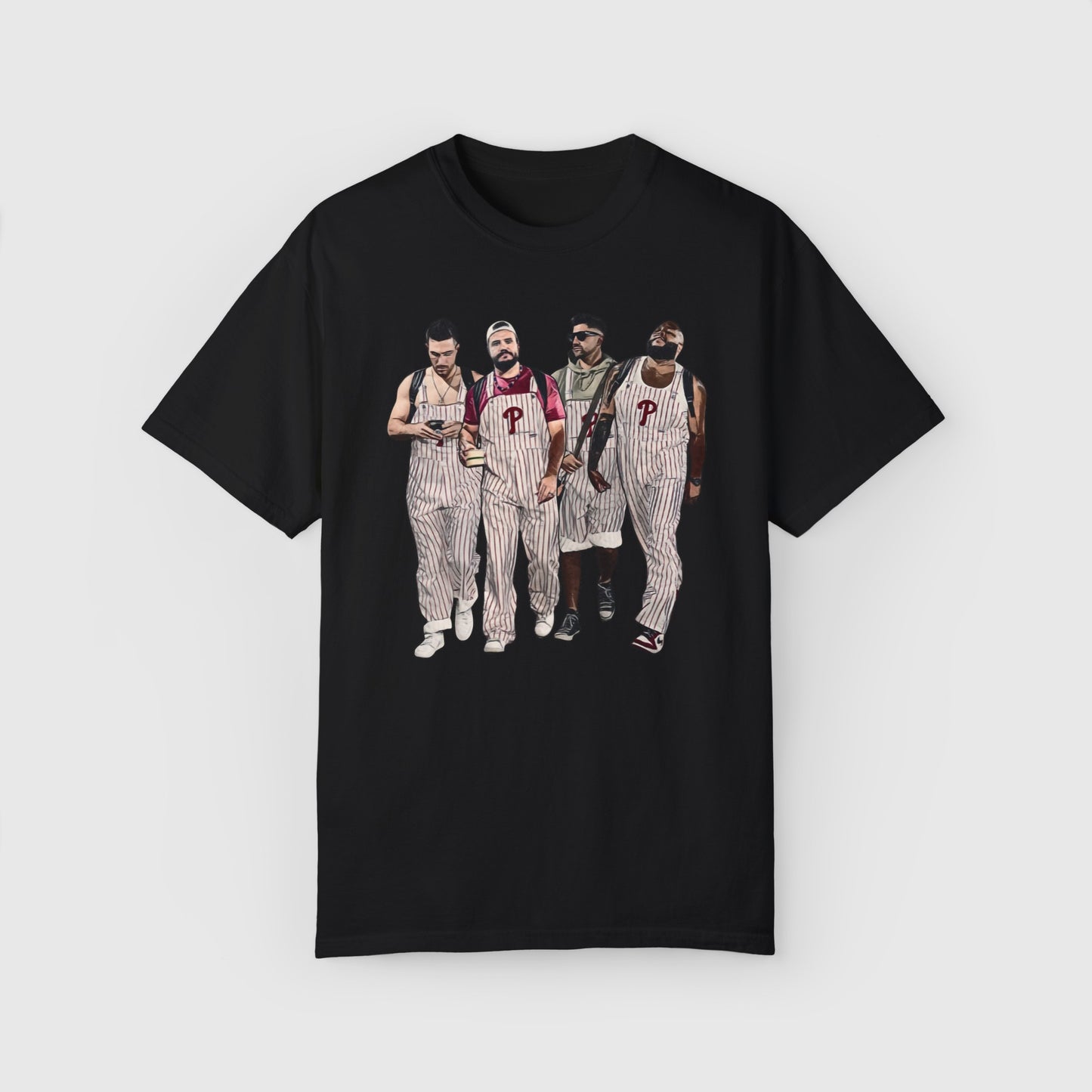 Philly Boys Overalls 24' Tee Product Pic Front Black