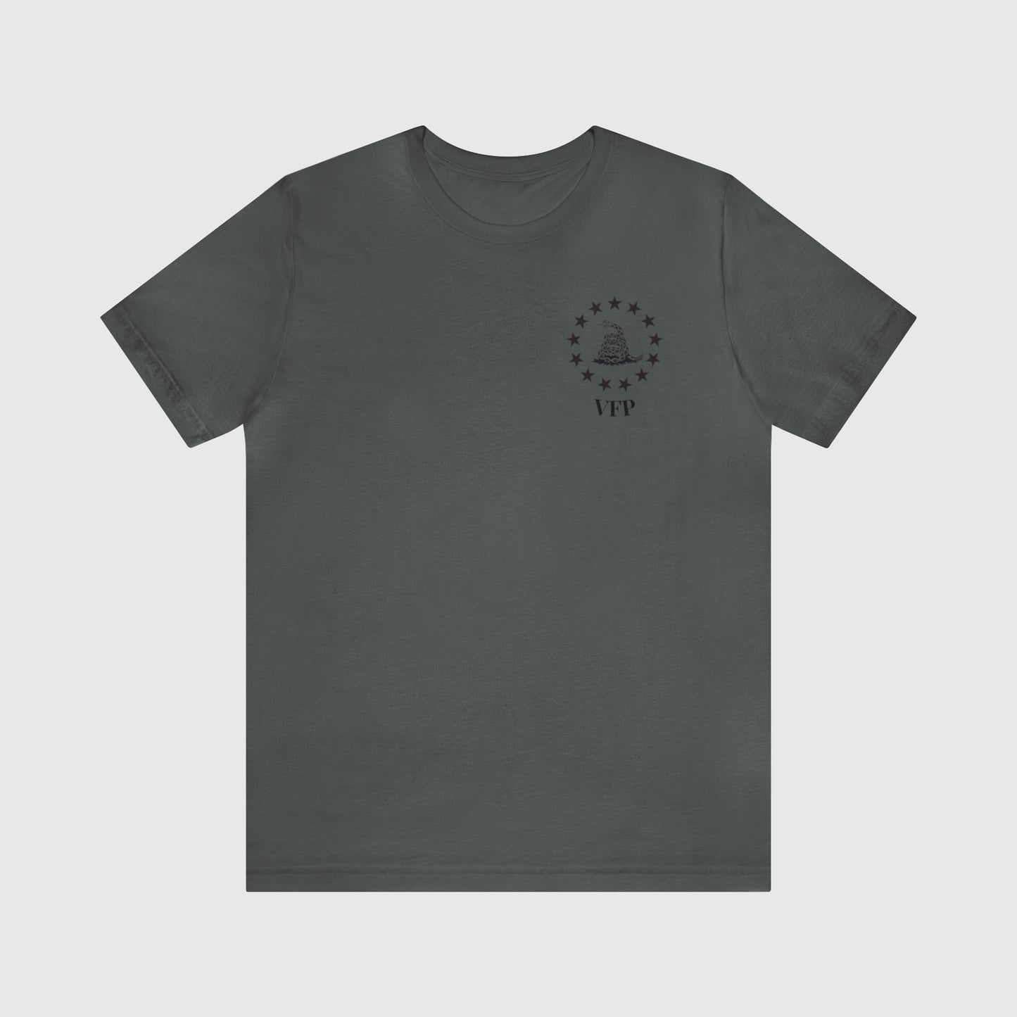 VFP Gadsden Patch Tee Product Pic Front Asphalt