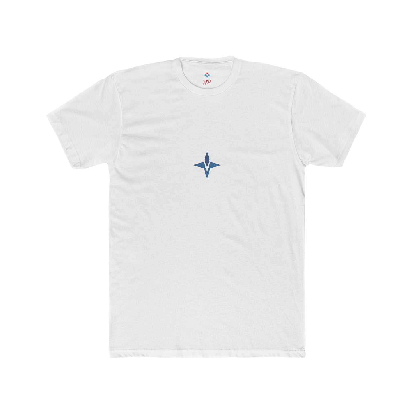 Prime Gym Tee Blue Product Pic Front White