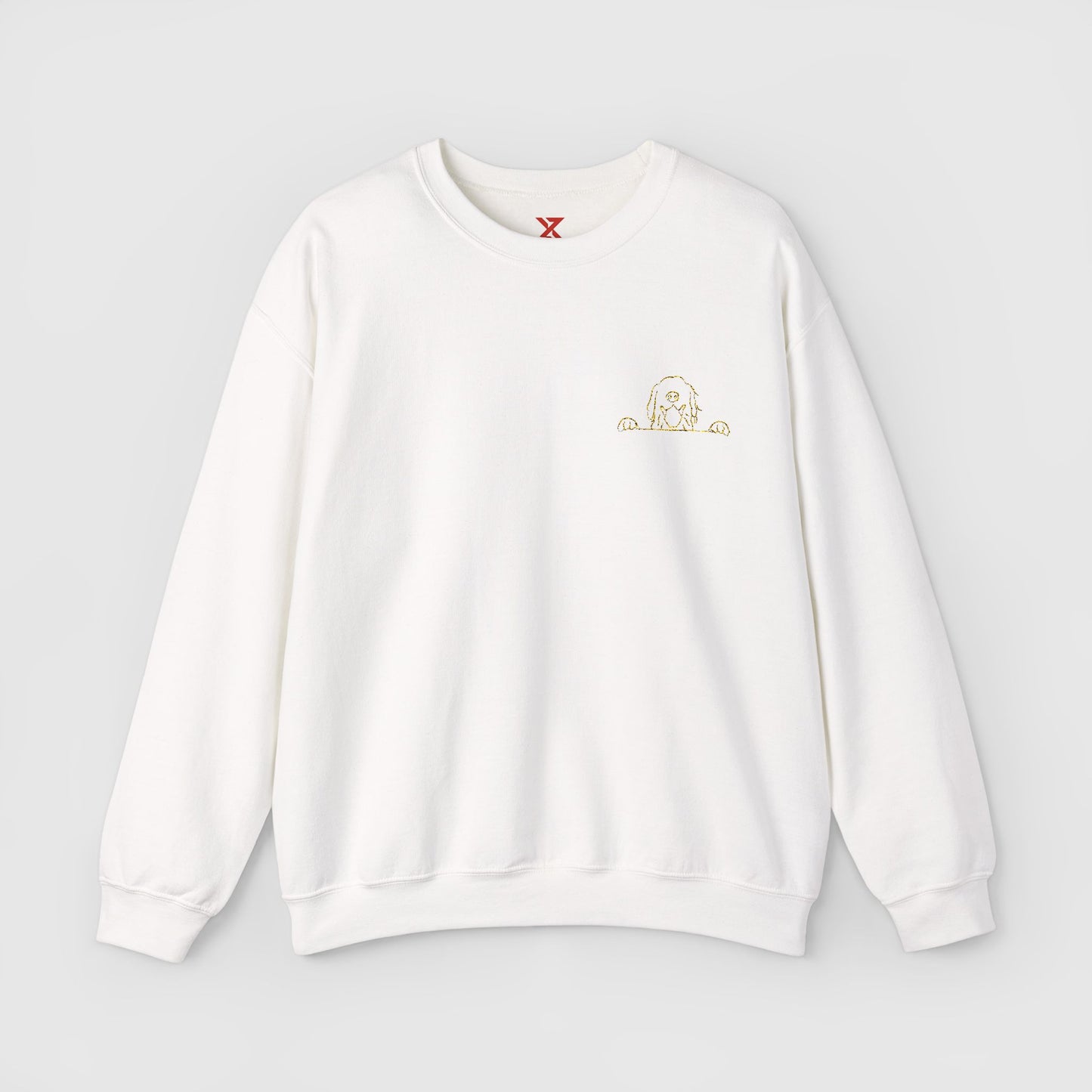 Golden Retriever Embroidered Crewneck