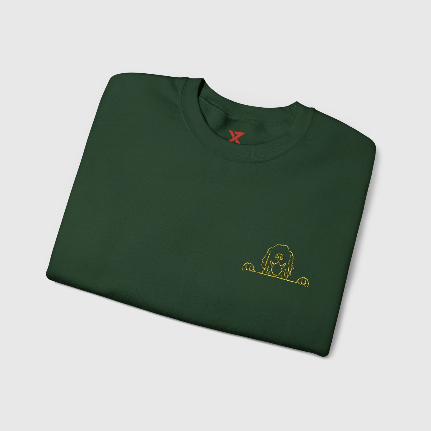 Golden Retriever Embroidered Crewneck