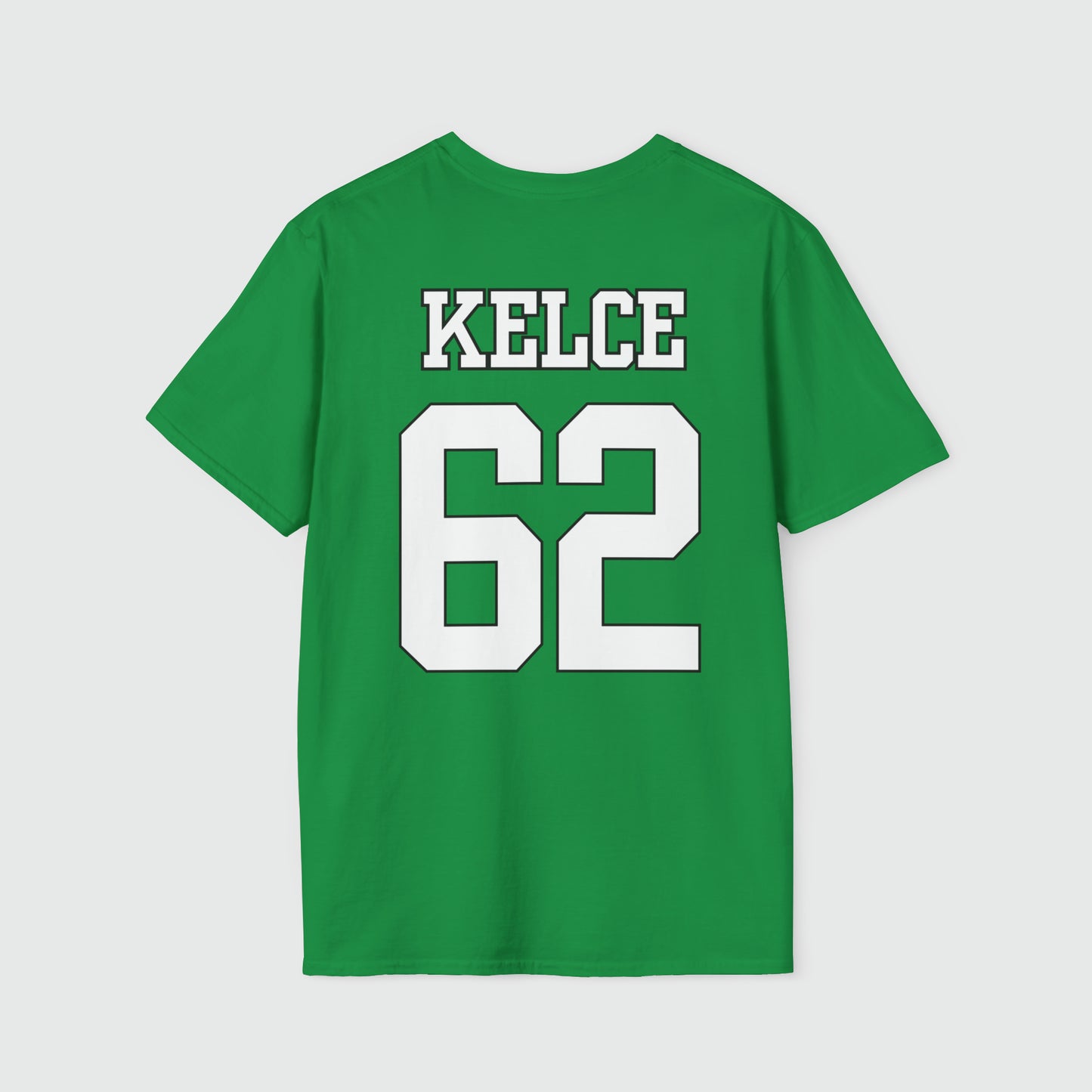 Jason Kelce Shirsey Product Pic Back Irish Green