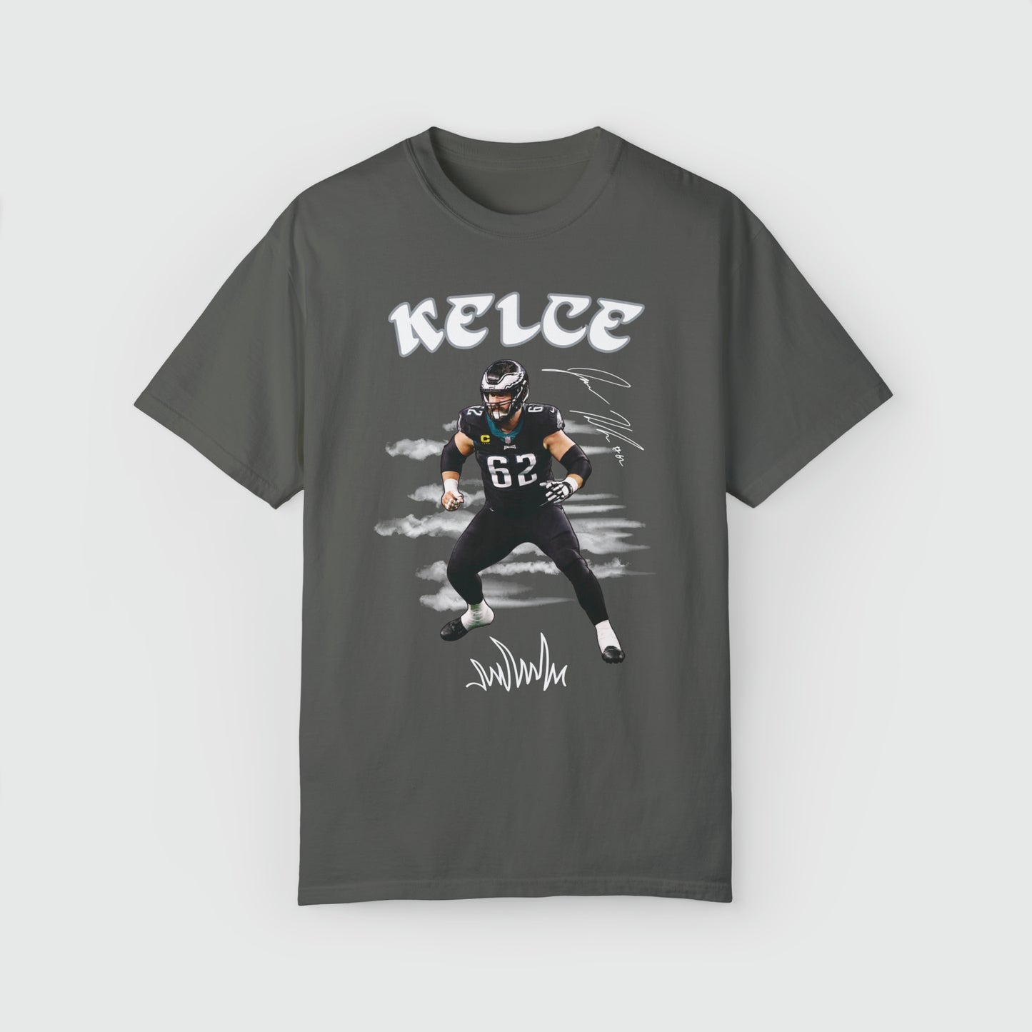Jason Kelce Signature Tee Product Pic Front Pepper