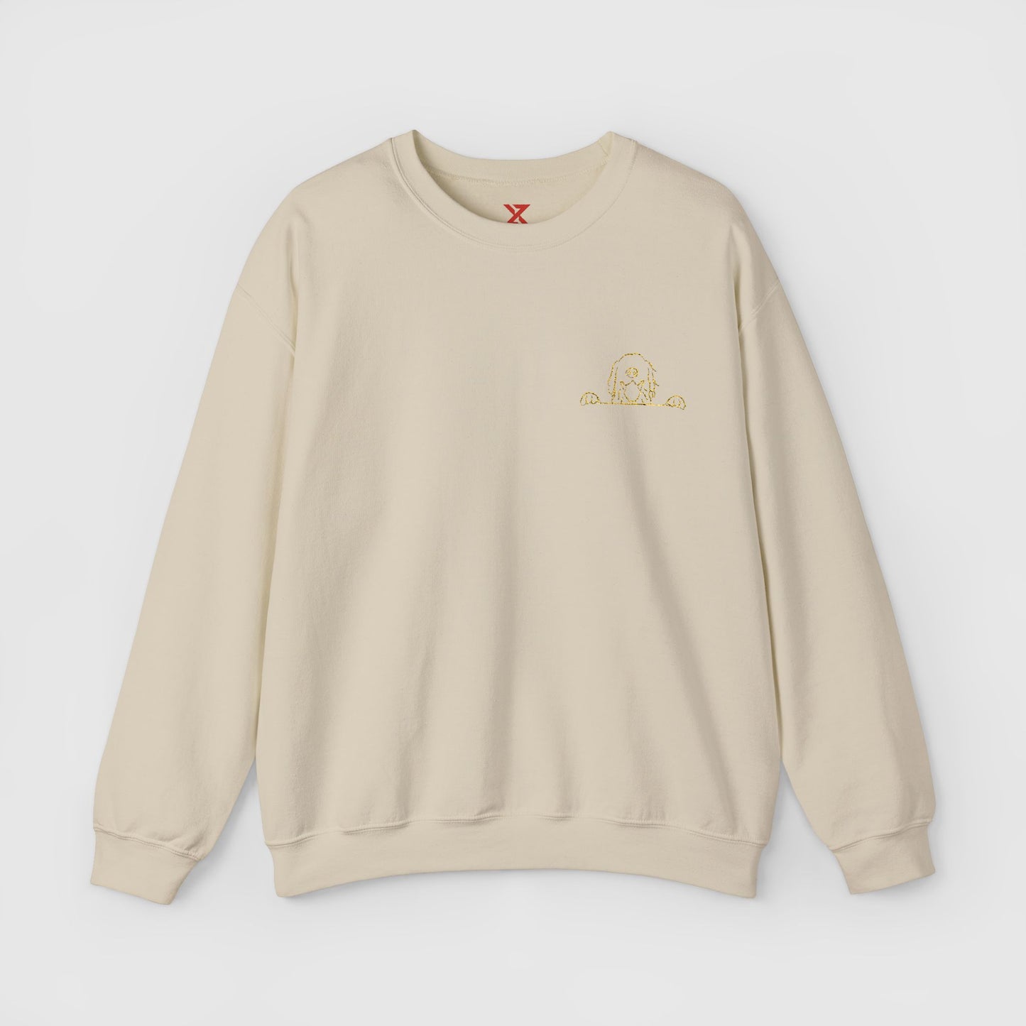 Golden Retriever Embroidered Crewneck