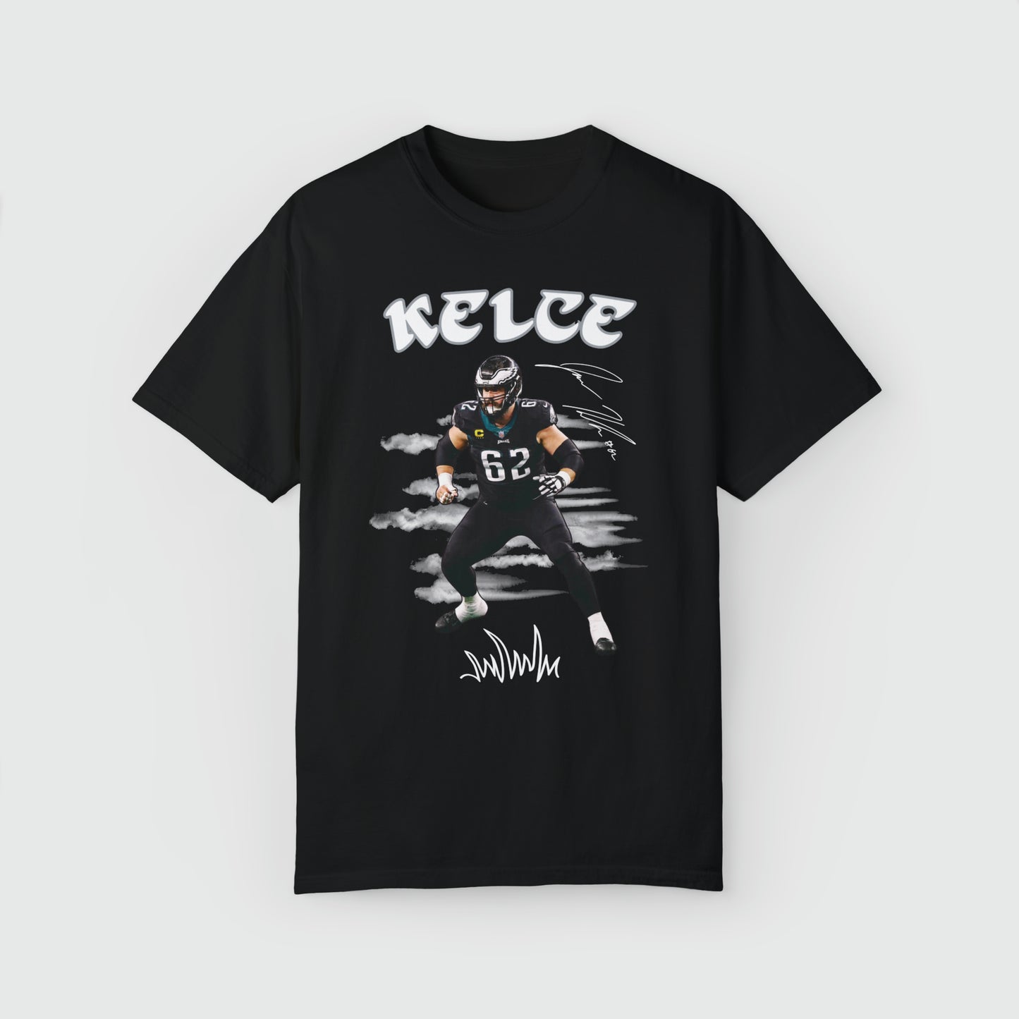 Jason Kelce Signature Tee Product Pic Front Black