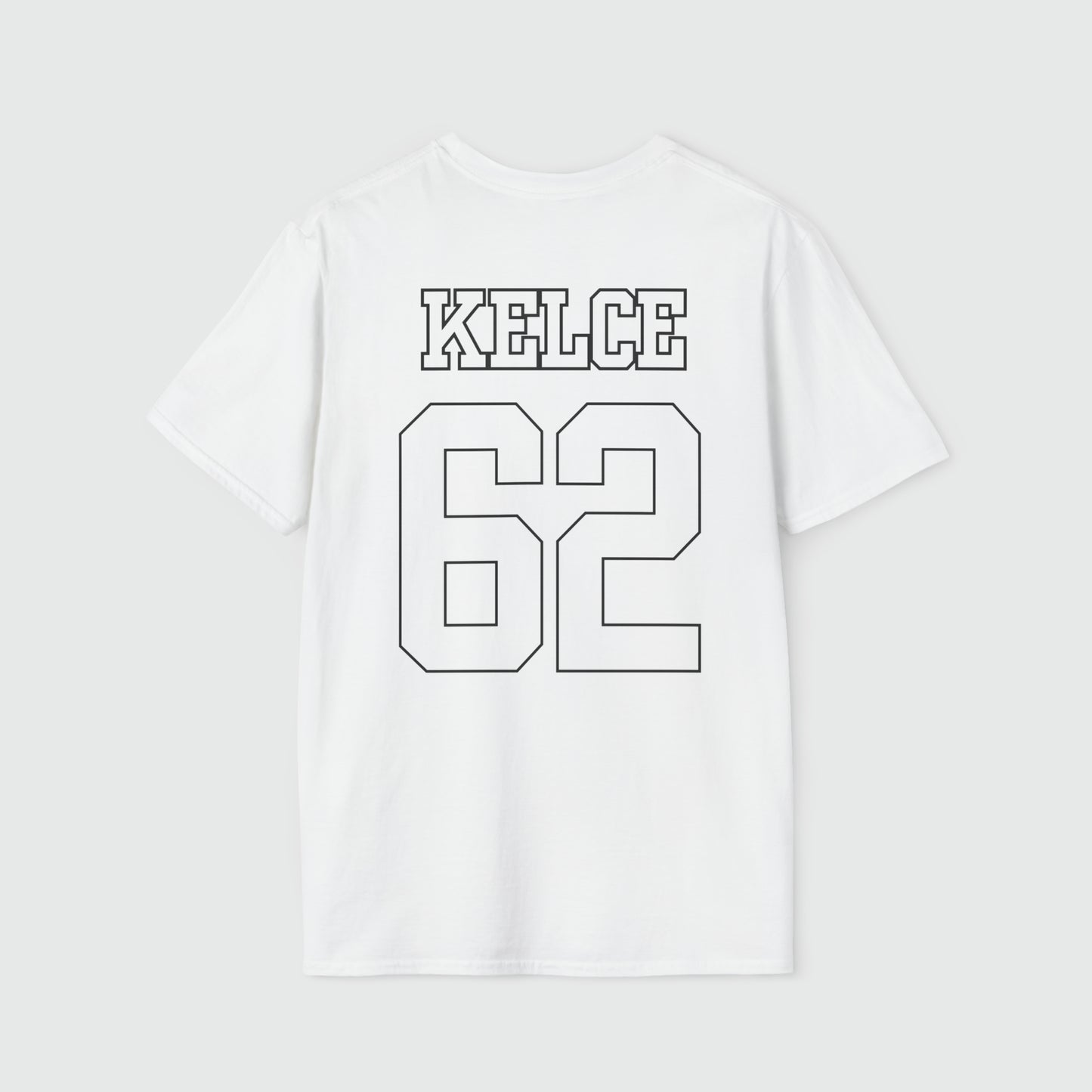Jason Kelce Shirsey Product Pic Back White