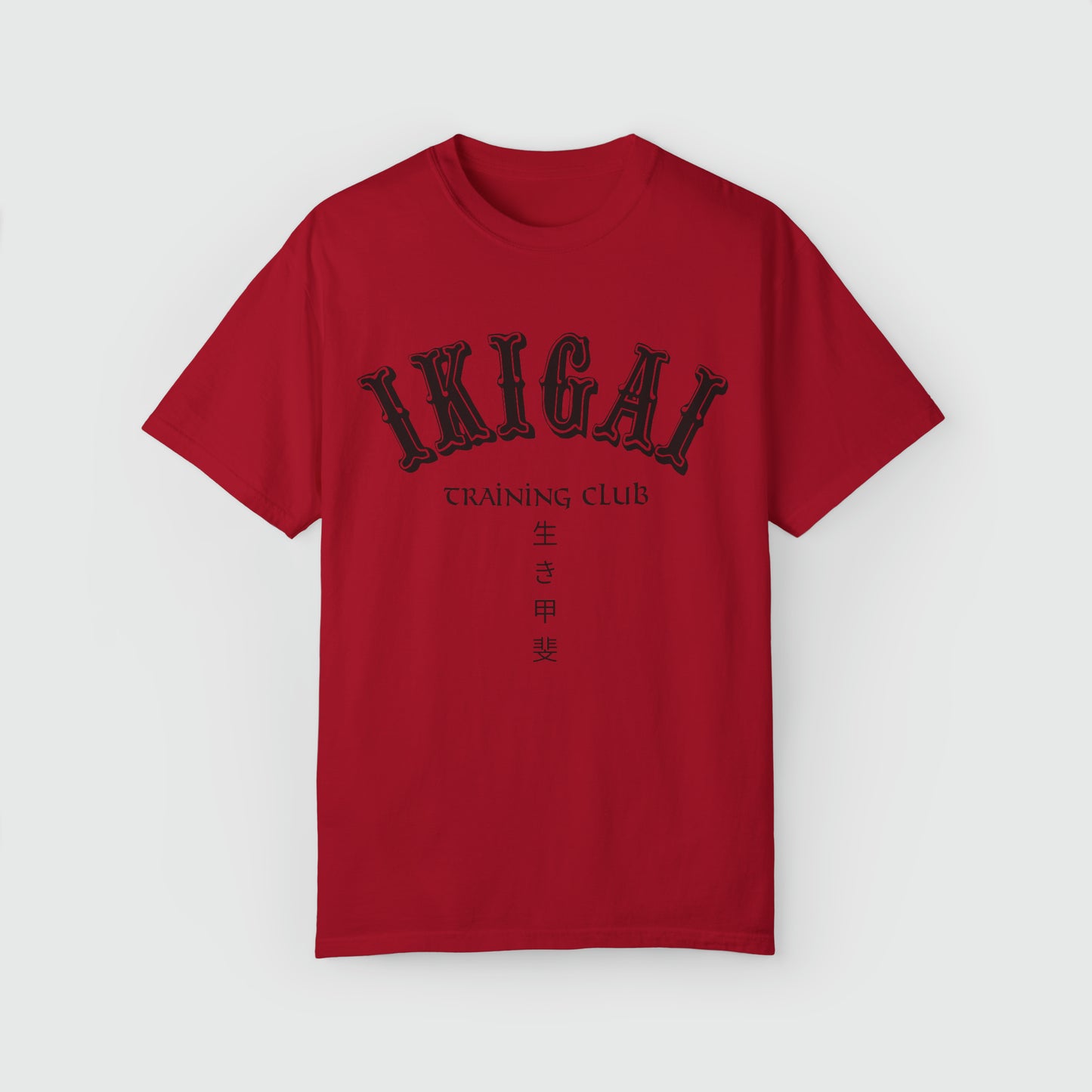 IKIGAI Training Club Tee Product Pic Front Red