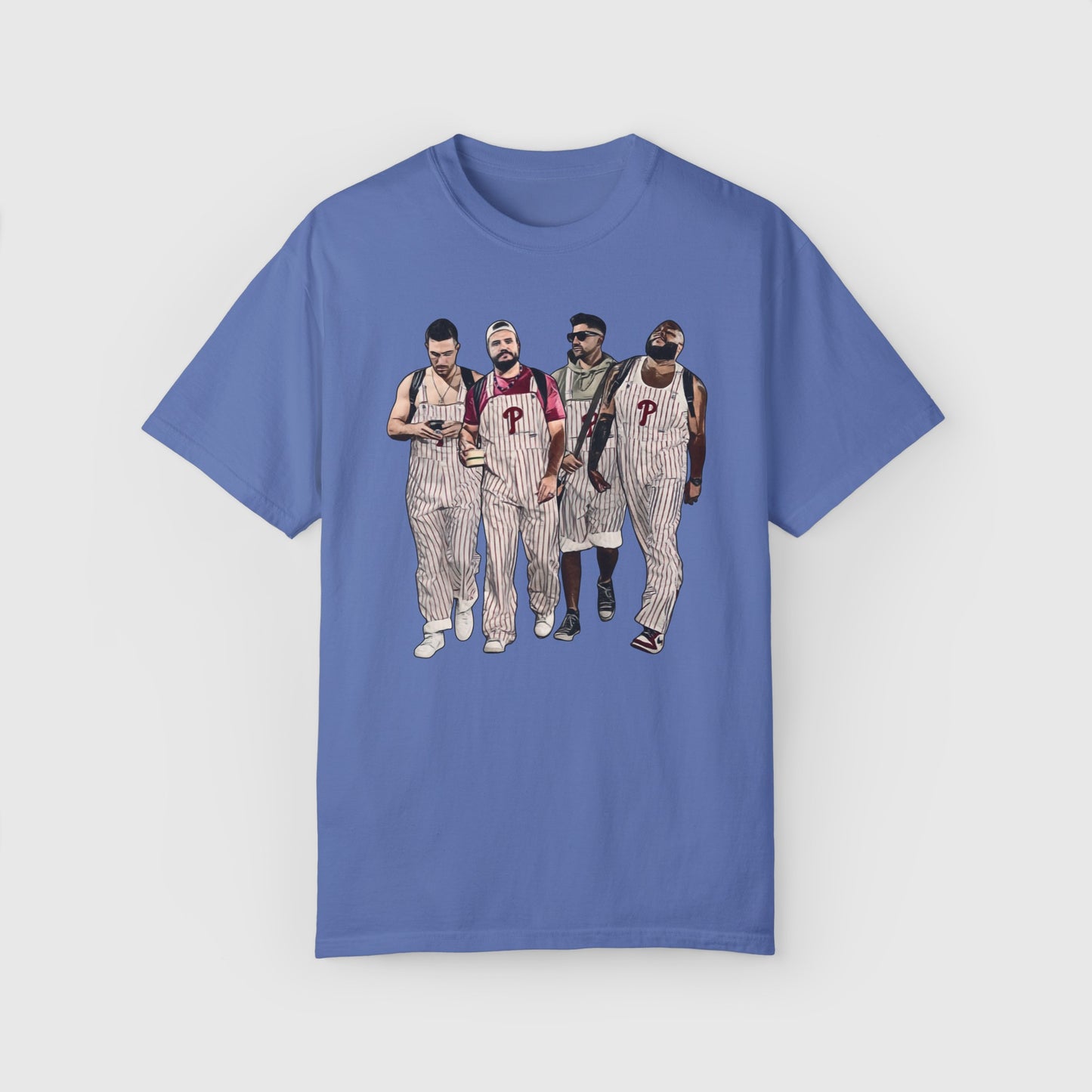 Philly Boys Overalls 24' Tee Product Pic Front Mystic Blue