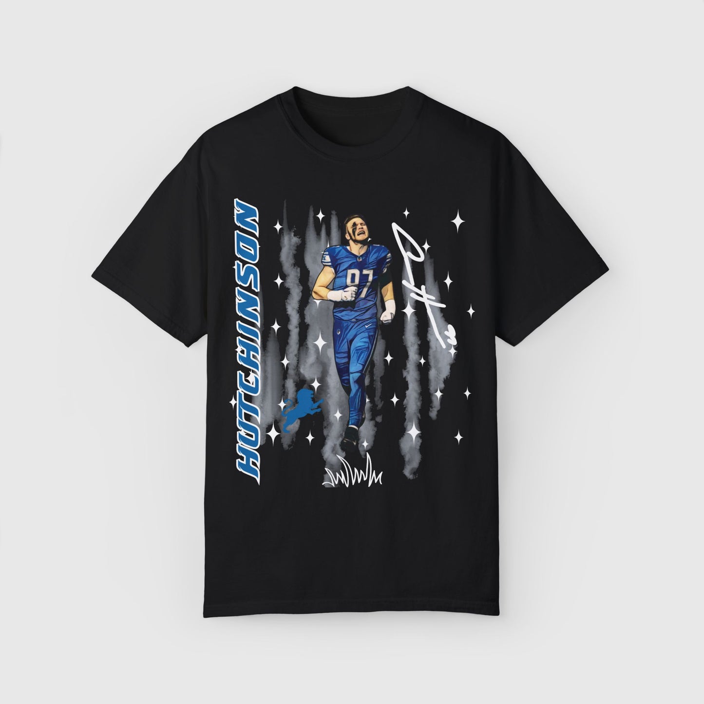 Aiden Hutchinson Ink Art Signature Tee Product Pic Black