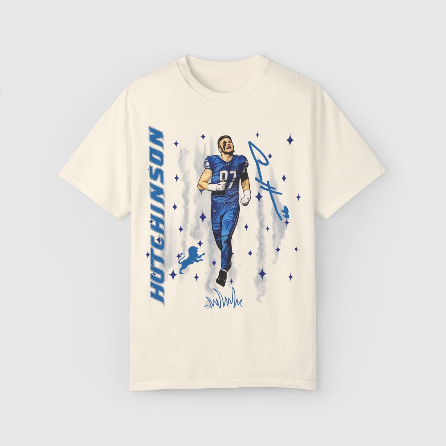 Aiden Hutchinson Ink Art Signature Tee Product Pic Ivory