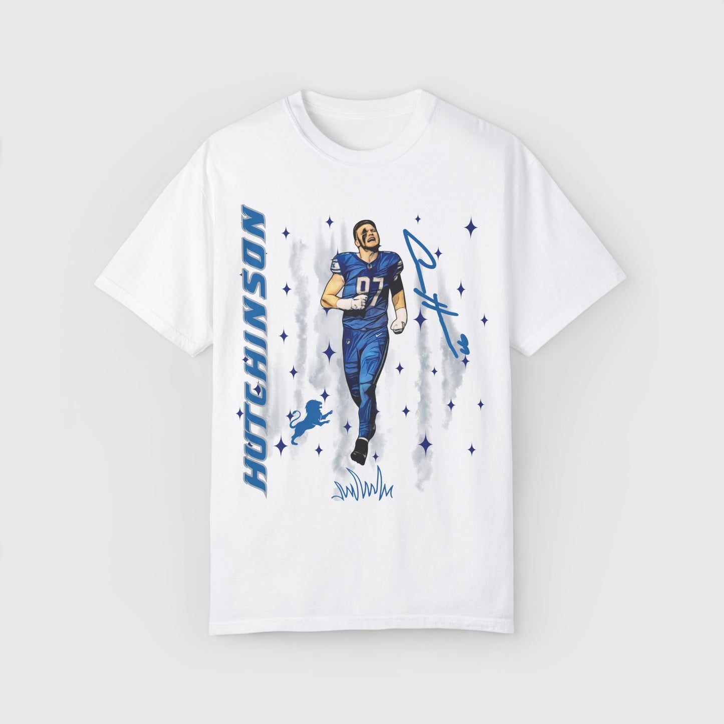 Aiden Hutchinson Ink Art Signature Tee Product Pic White