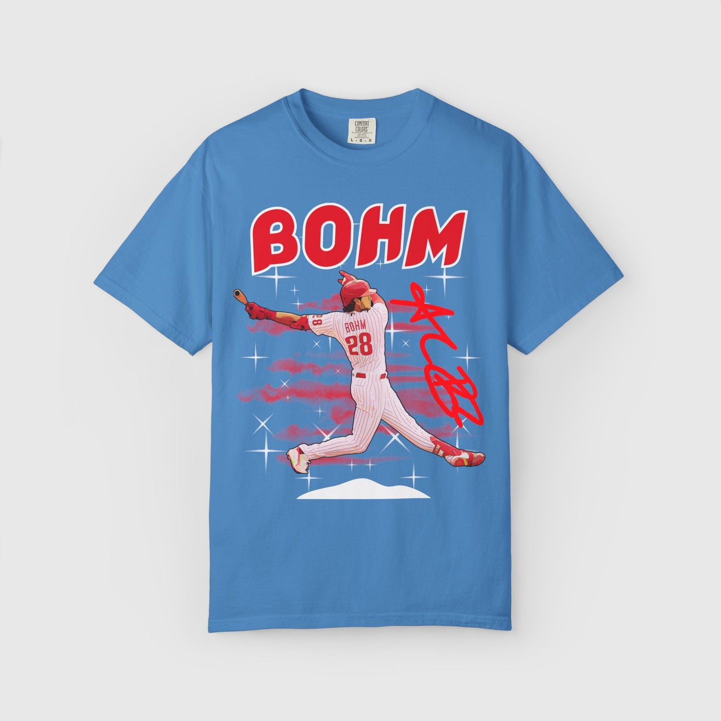 Alec Bohm Cartoon Tee Product Pic Royal Caribbean