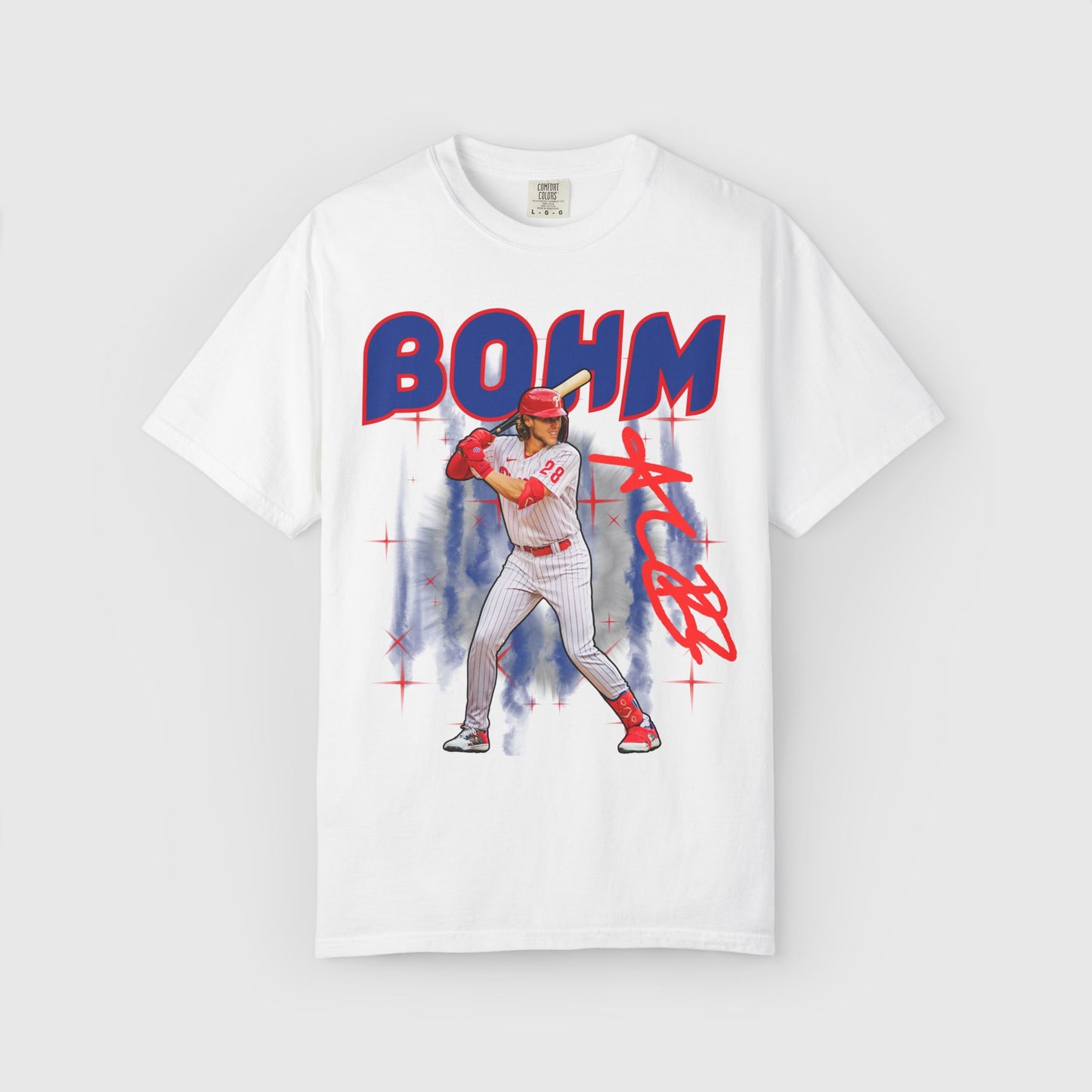 Alec Bohm Signature Tee Product Pic White
