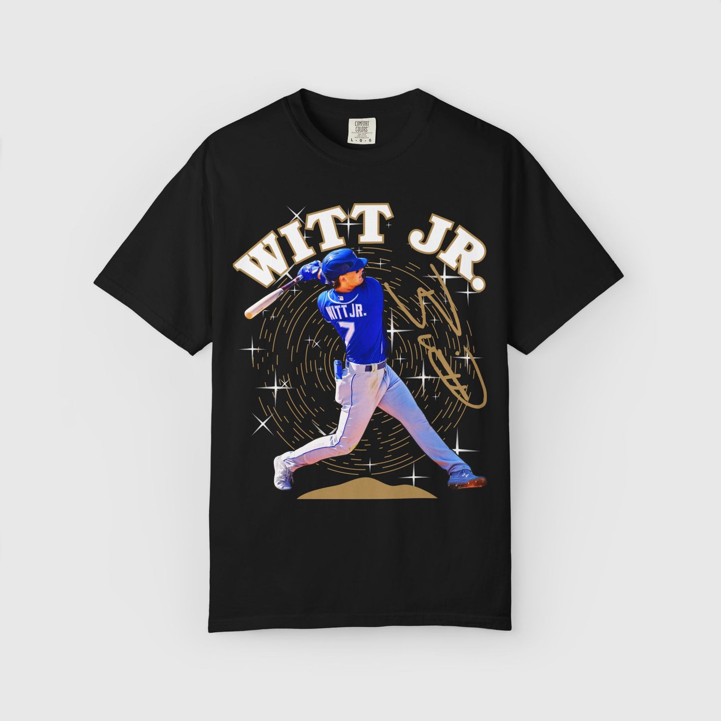 Bobby Witt Jr. Signature Tee Product Pic Black
