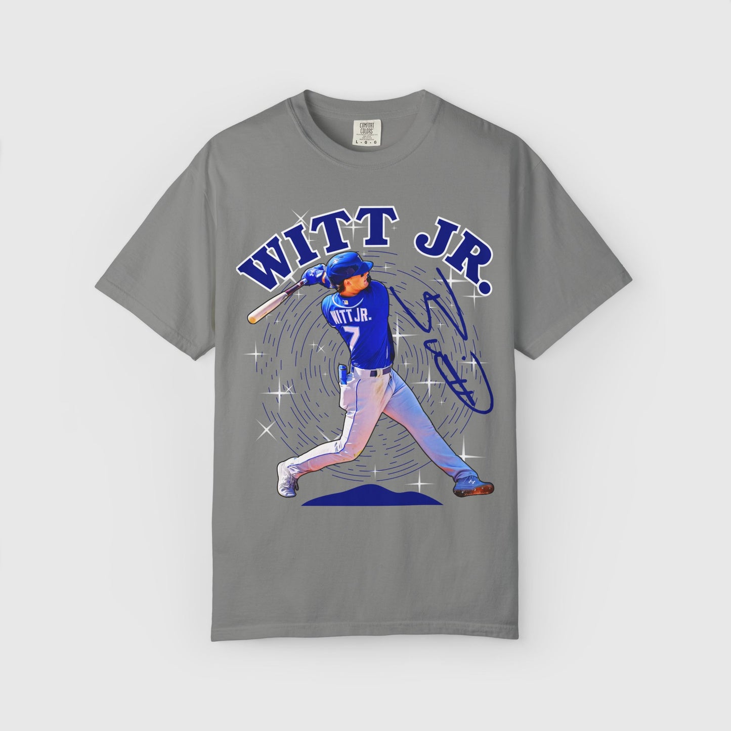 Bobby Witt Jr. Signature Tee Product Pic Granite