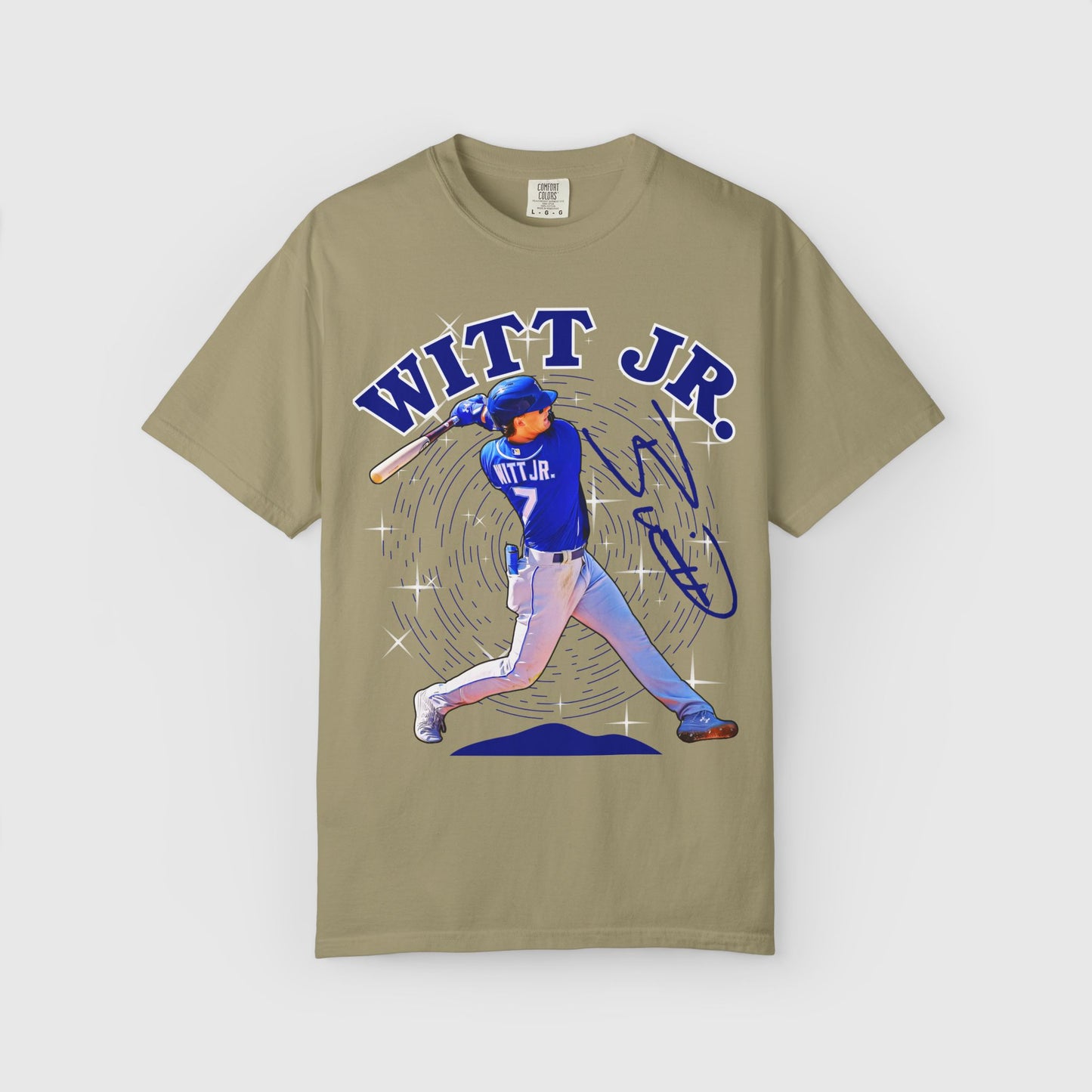 Bobby Witt Jr. Signature Tee Product Pic Khaki
