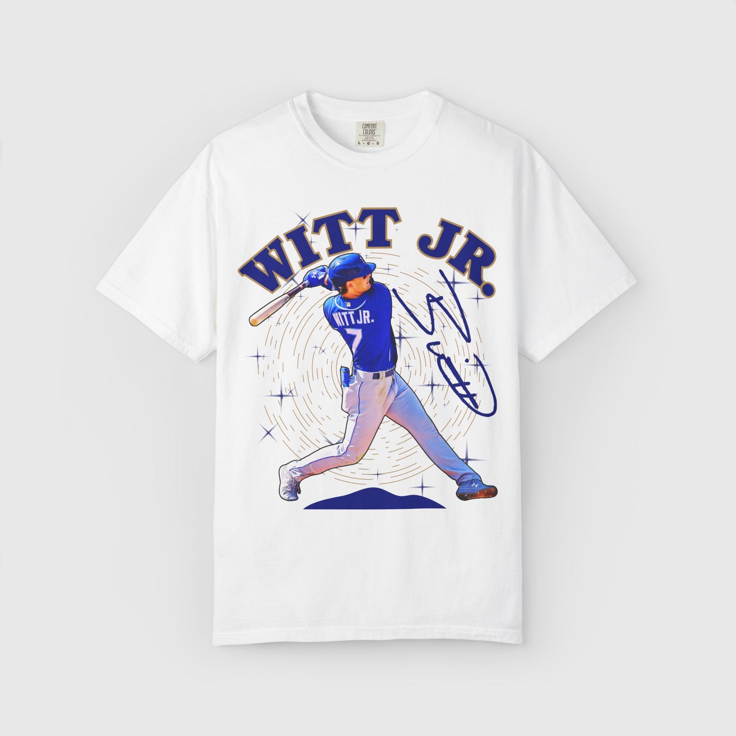 Bobby Witt Jr. Signature Tee Product Pic White