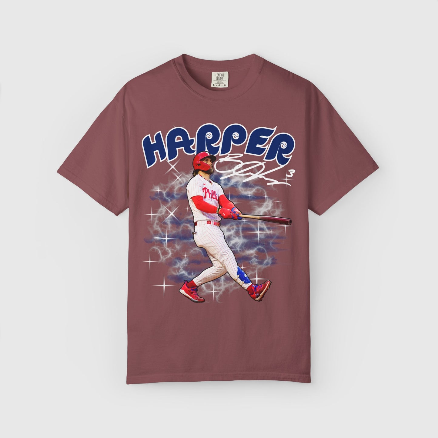 Bryce Harper Signature Tee Product Pic Brick