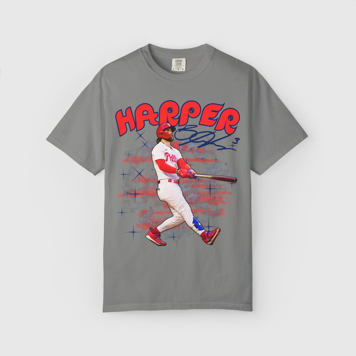 Bryce Harper Signature Tee Product Pic Granite
