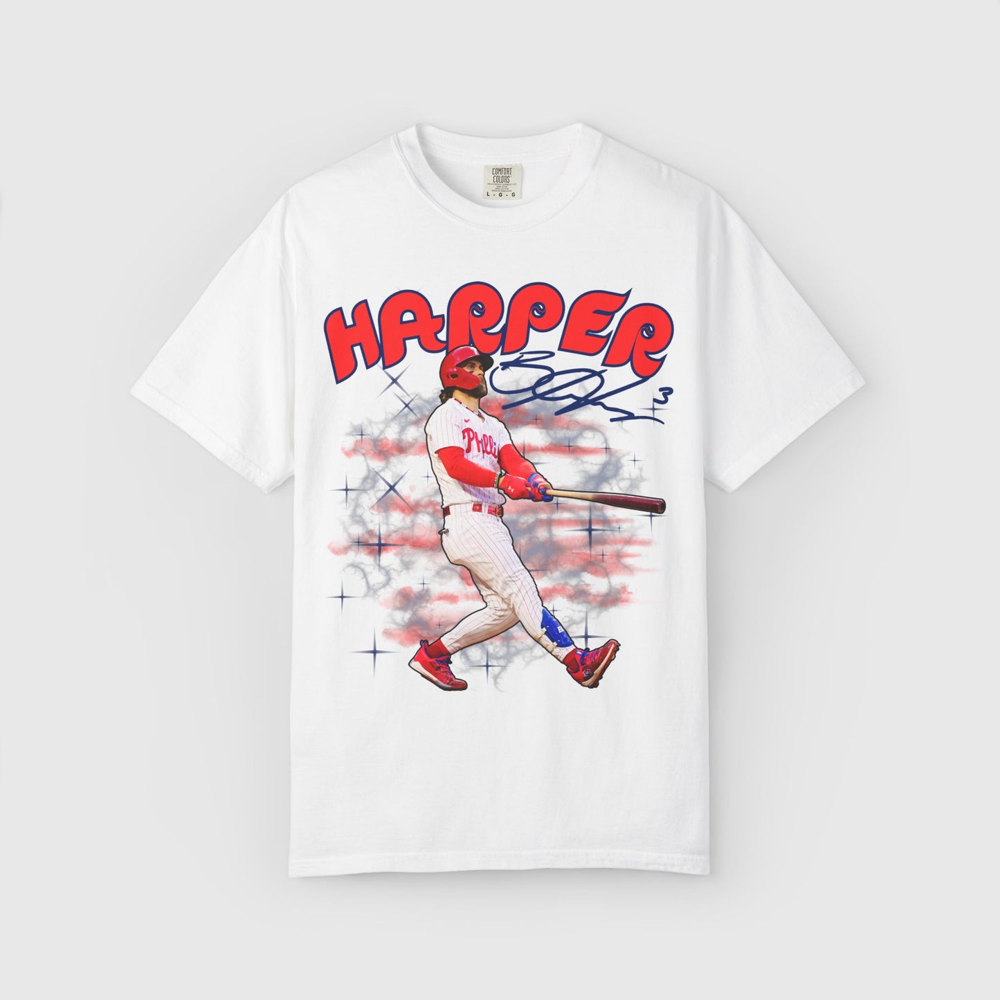 Bryce Harper Signature Tee Product Pic White