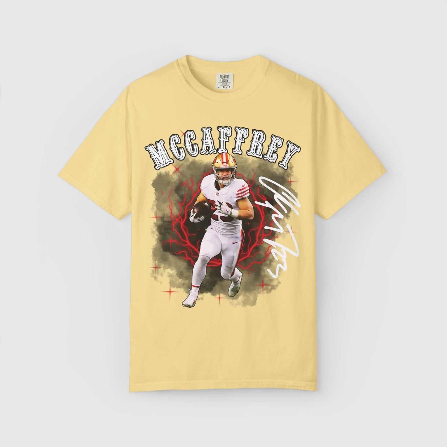 Christian McCaffrey Signature Tee Butter