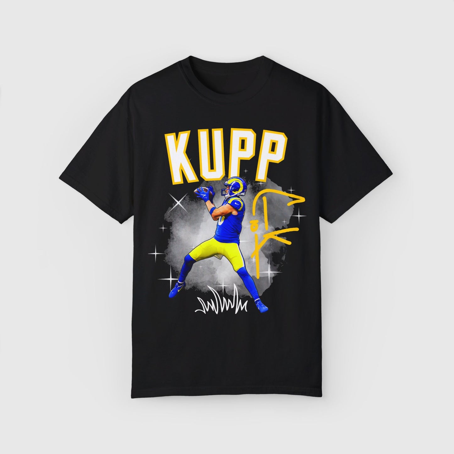 Cooper Kupp Signature Tee Product Pic Front Black