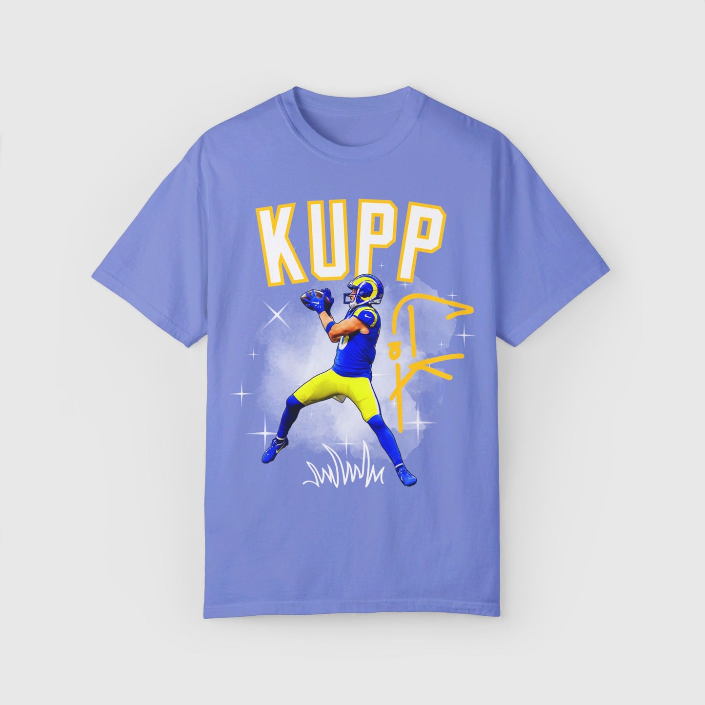 Cooper Kupp Signature Tee Product Pic Front Flo Blue