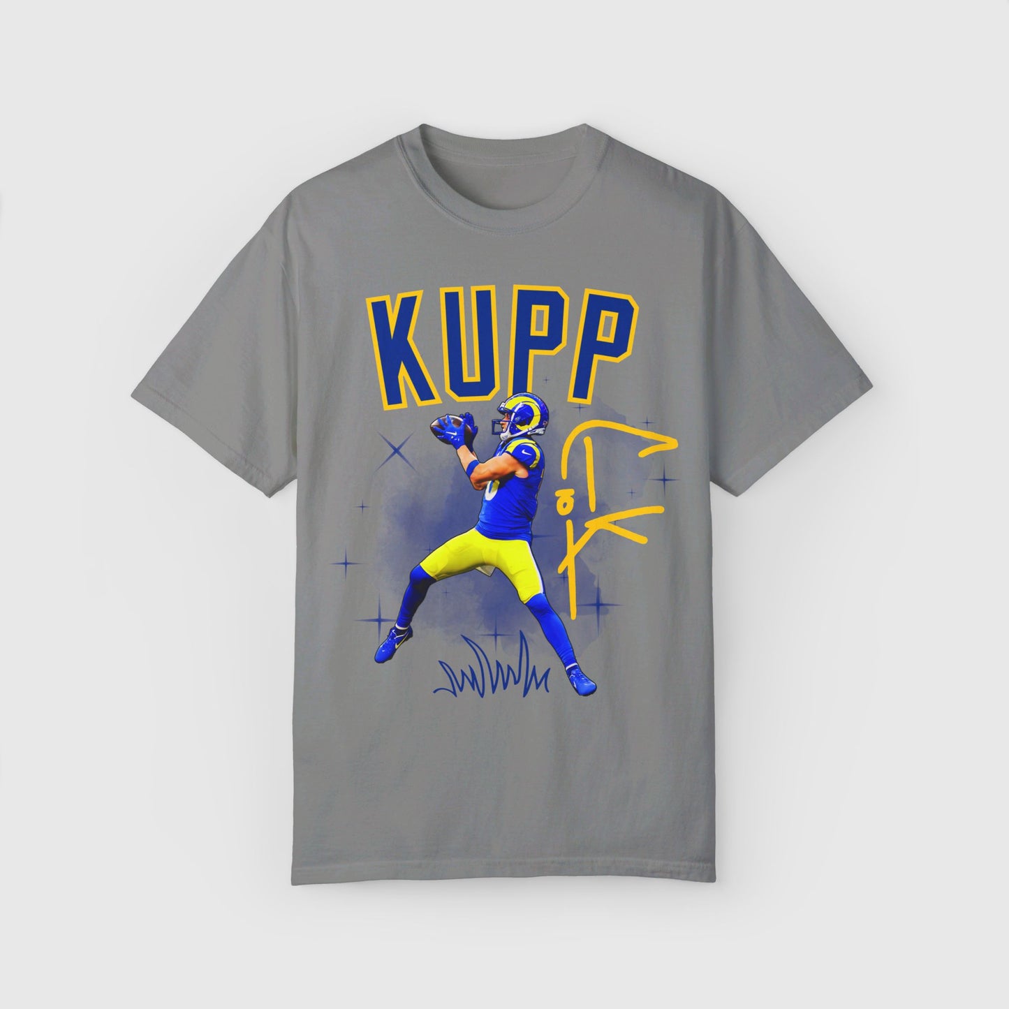 Cooper Kupp Signature Tee Product Pic Front Granite