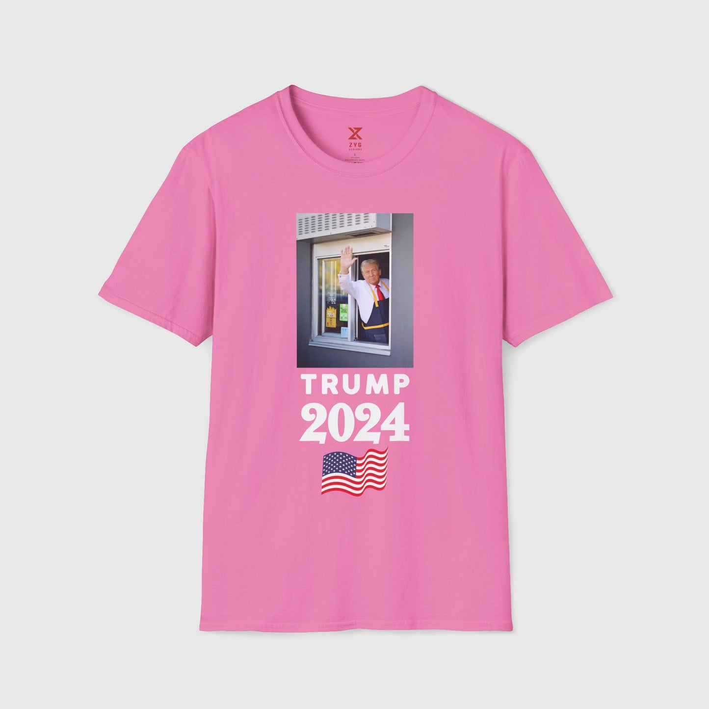 Donald Trump McDonald's Tee 2.0 Product Pic Azalea