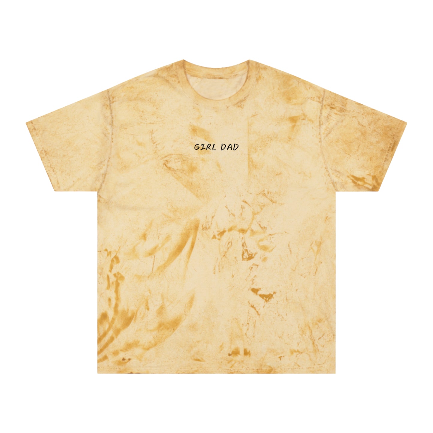 Girl Dad Color Blast Tee Citrine