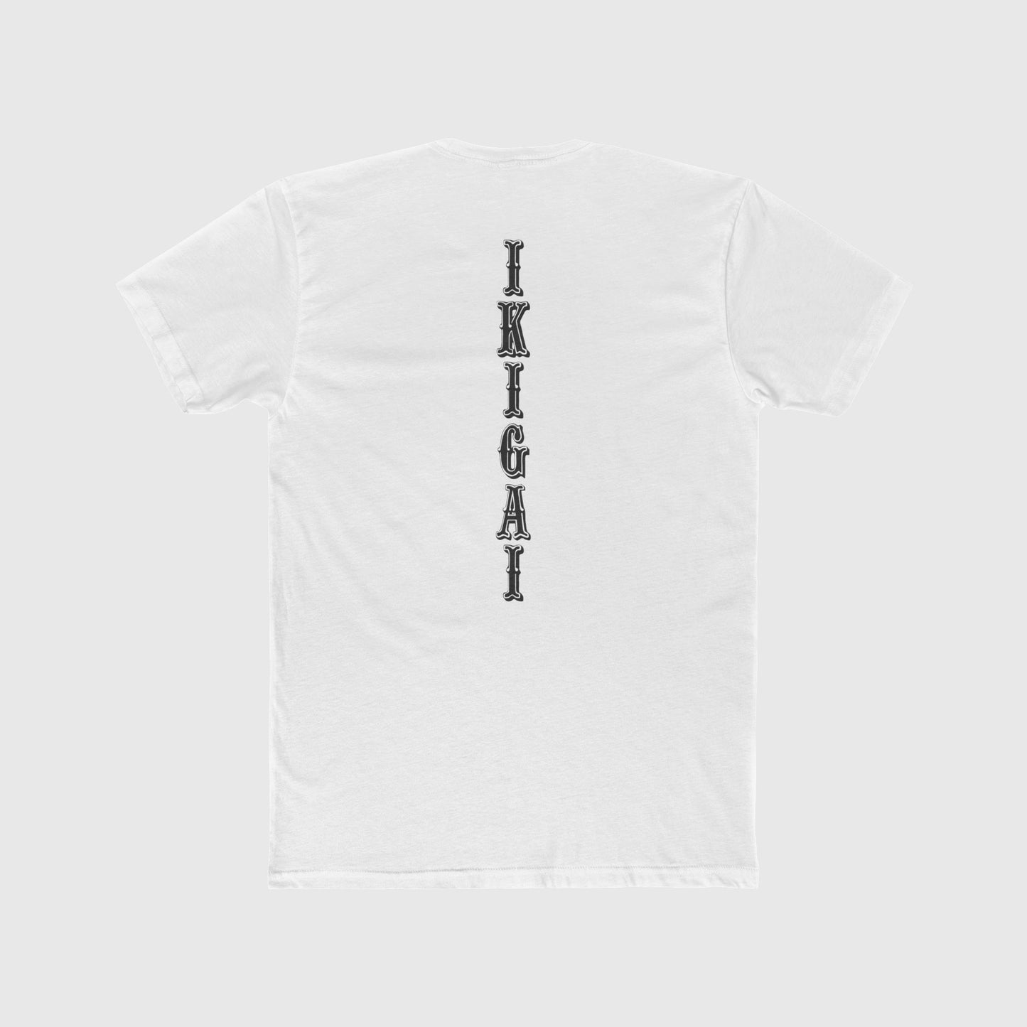 Ikigai Vert Training Tee Zyg Designs Product Pic White Back