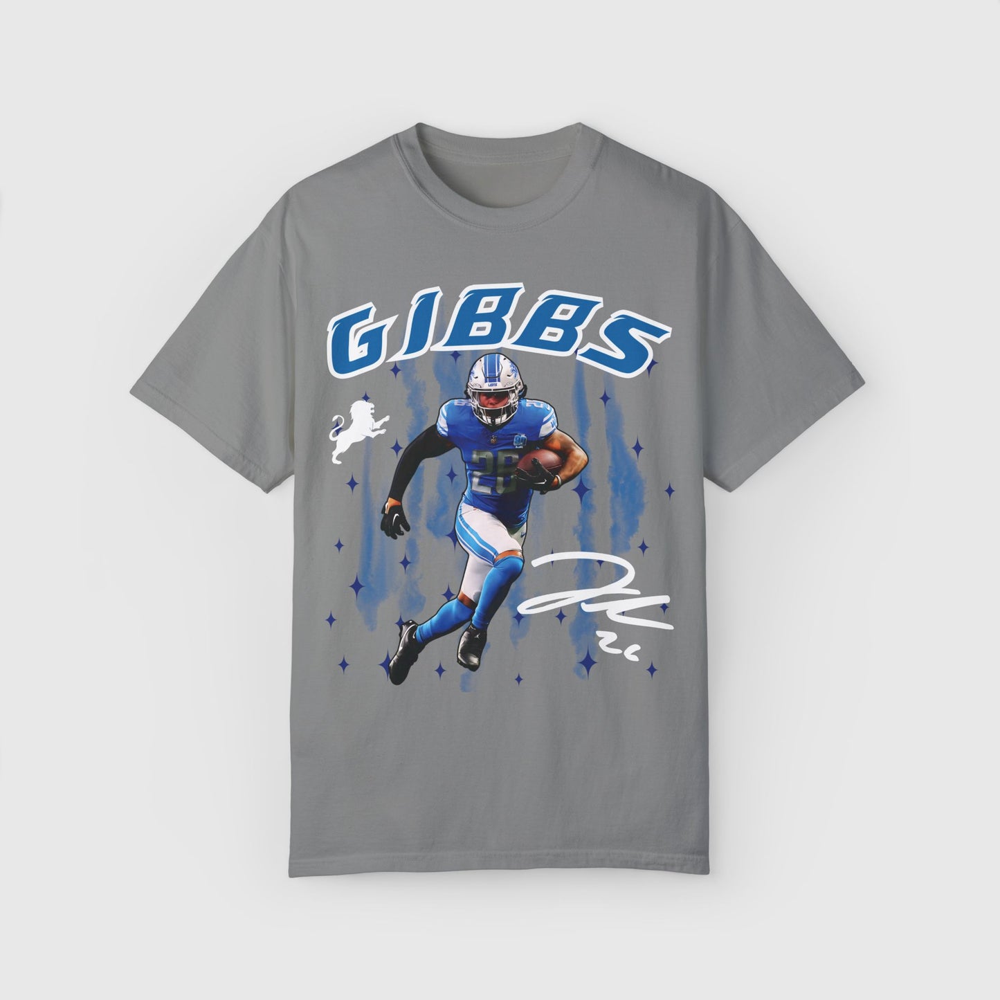 Jahmyr Gibbs Signature Tee Product Pic Granite