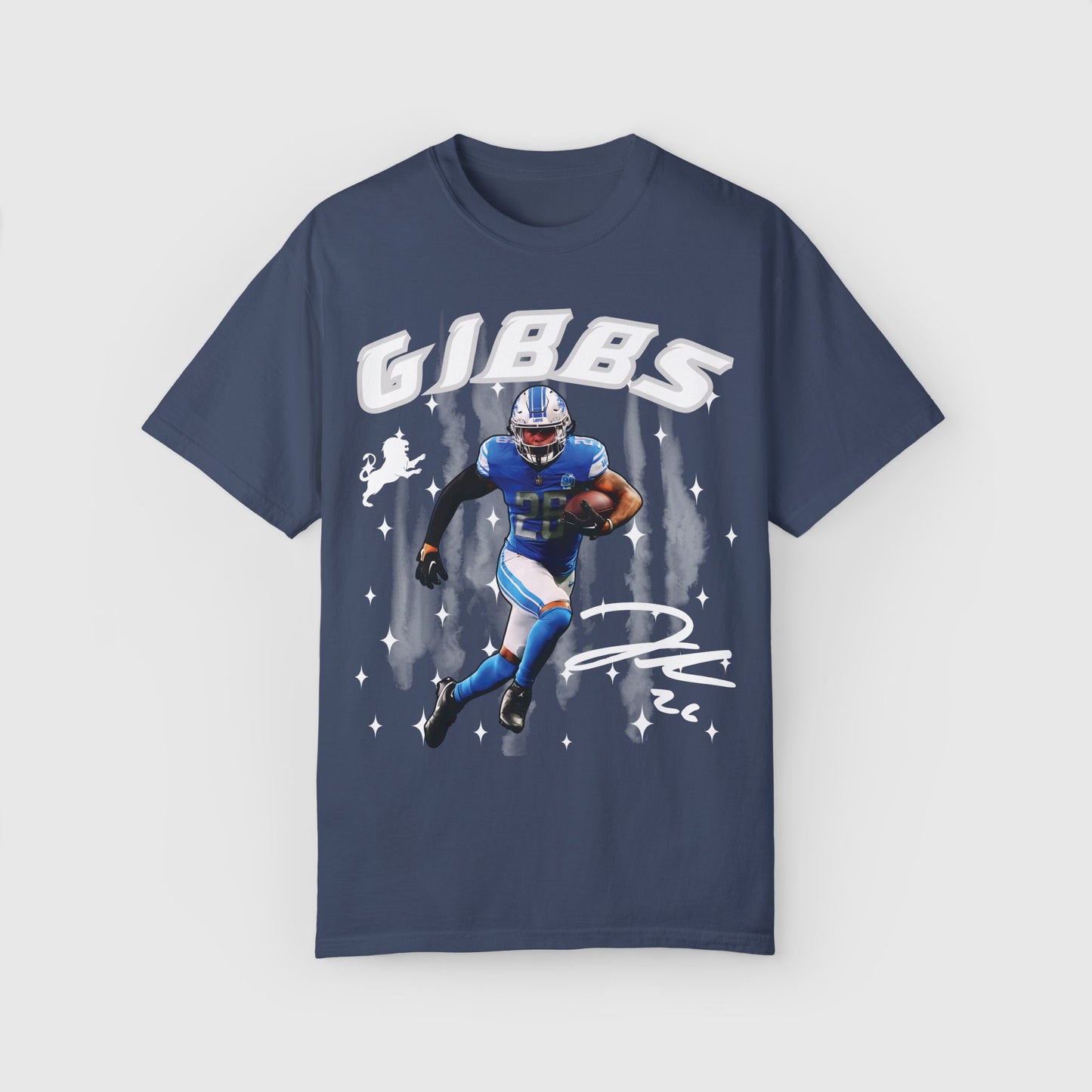 Jahmyr Gibbs Signature Tee Product Pic Midnight