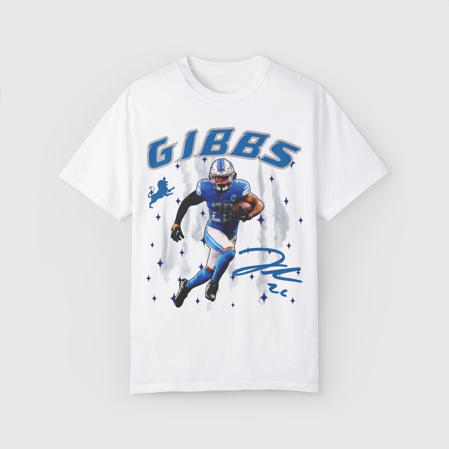 Jahmyr Gibbs Signature Tee Product Pic White