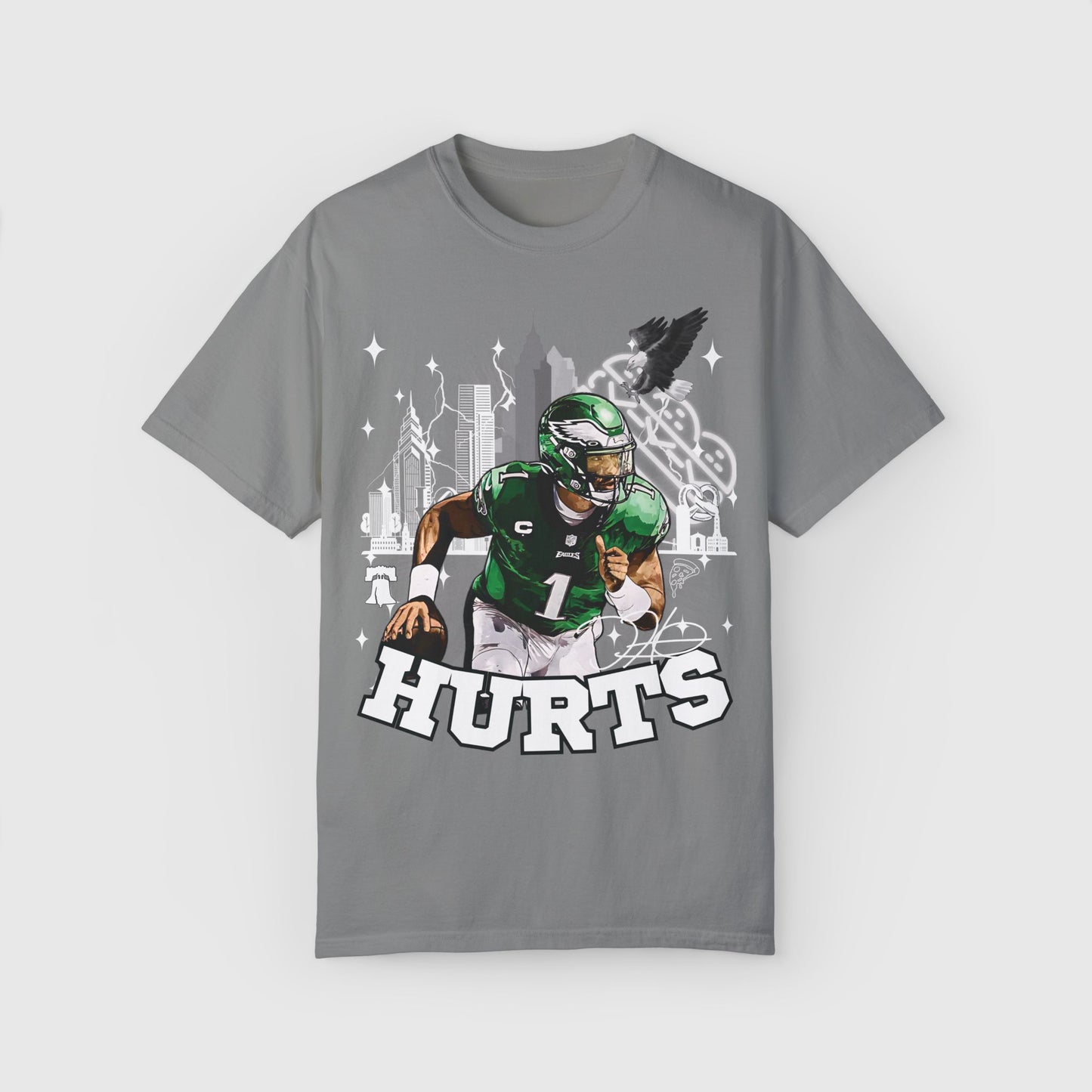 Jalen Hurts City Tee Granite