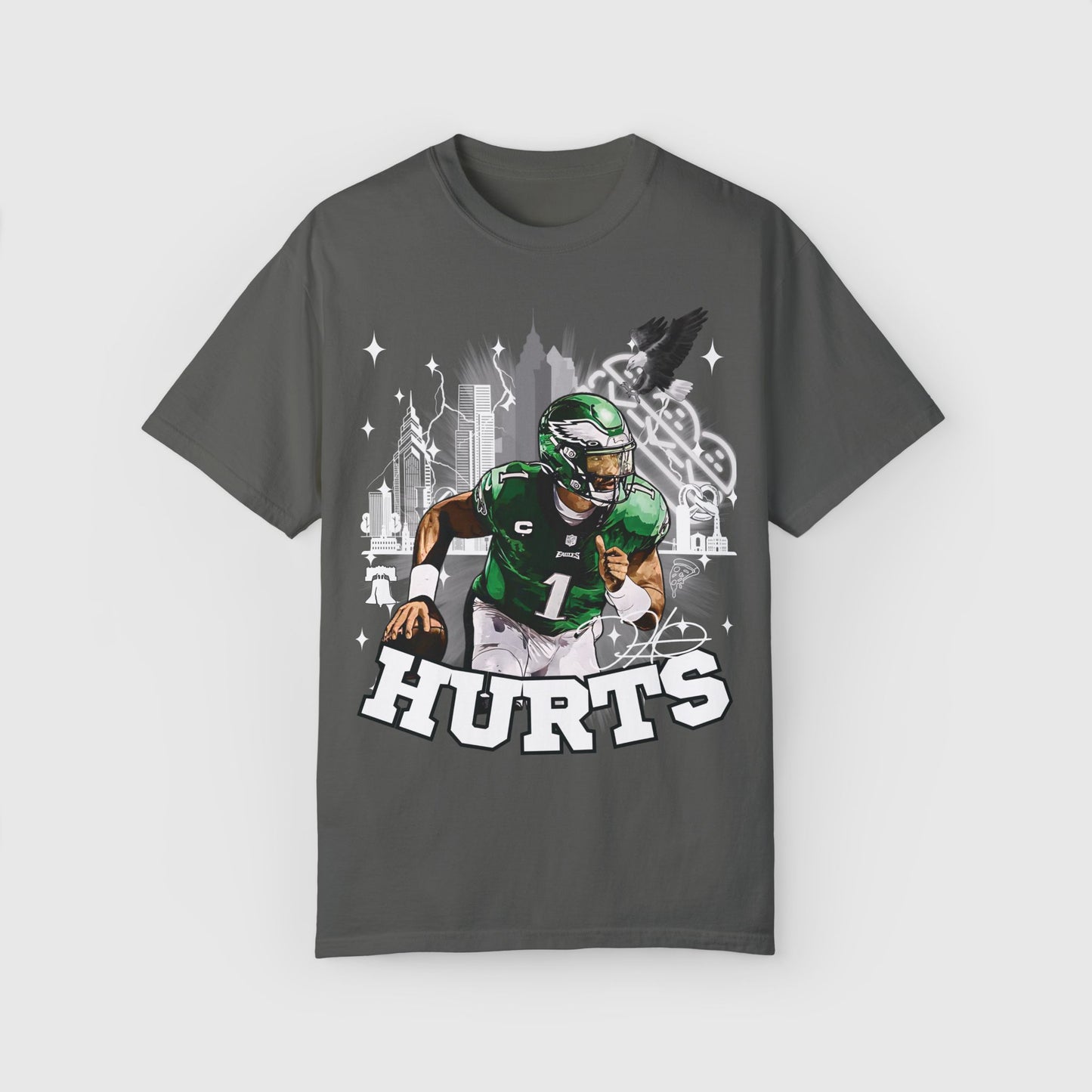 Jalen Hurts City Tee Pepper