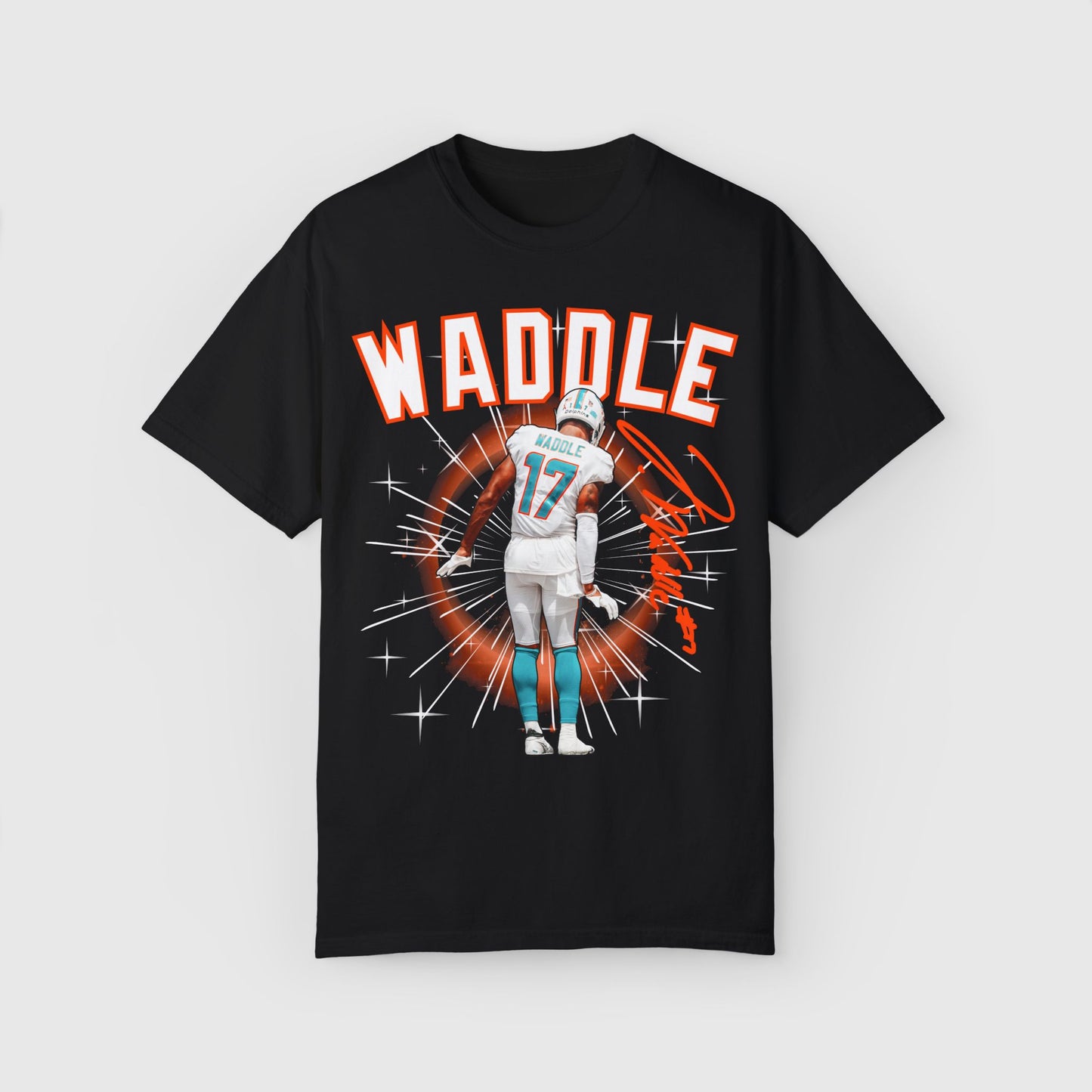 Jaylen Waddle Signature Tee 2.0 Black