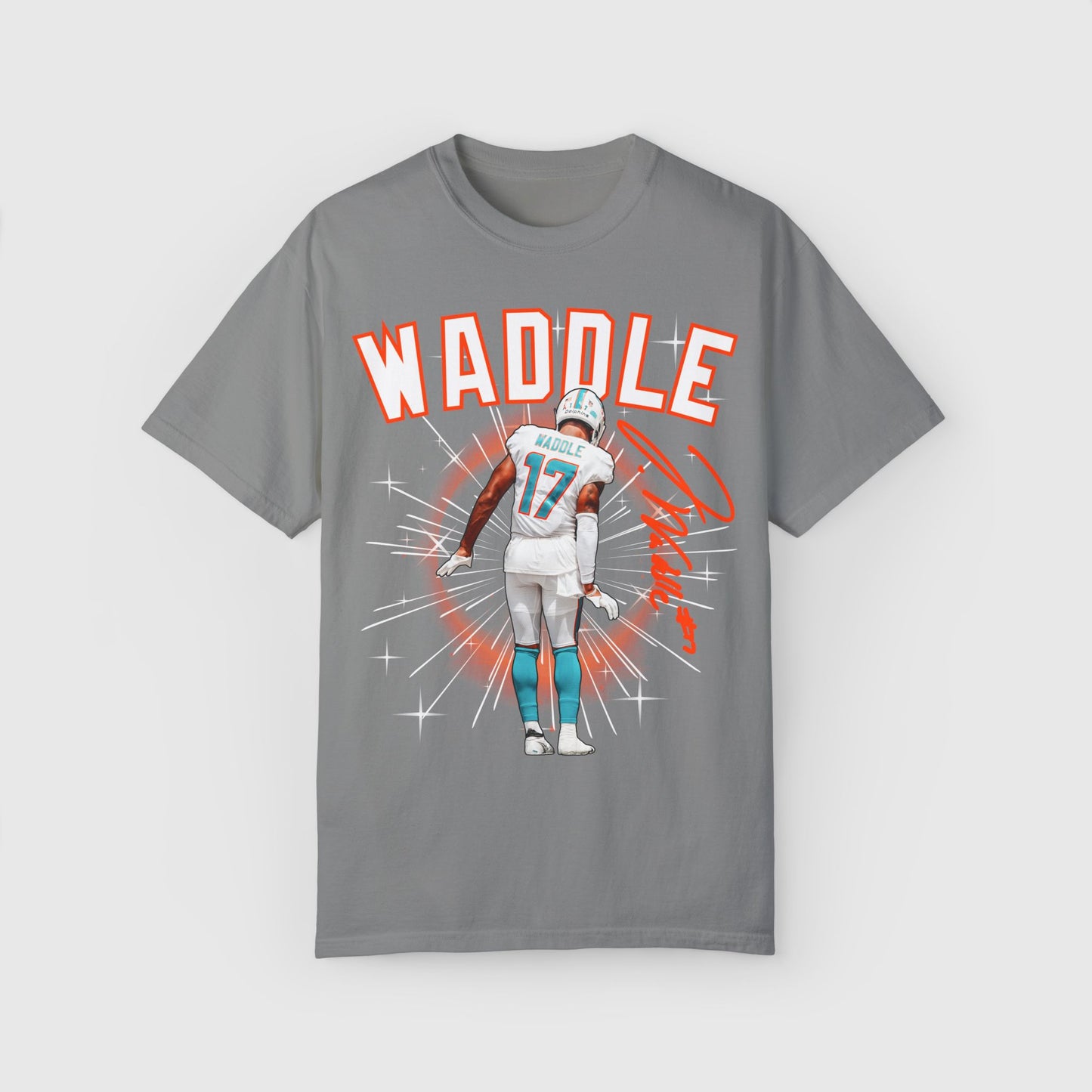 Jaylen Waddle Signature Tee 2.0 Granite
