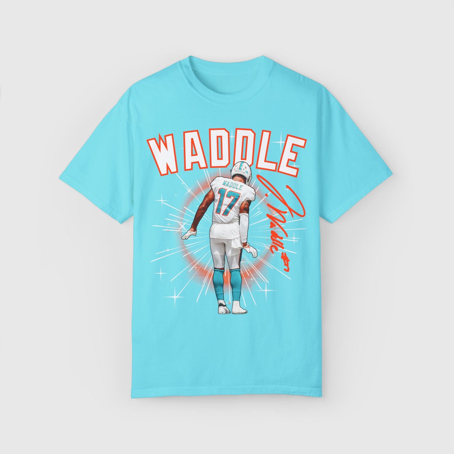 Jaylen Waddle Signature Tee 2.0 Lagoon Blue
