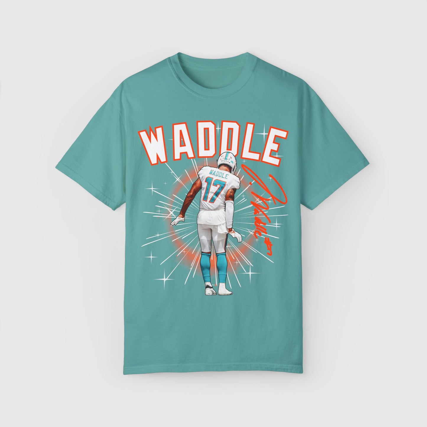 Jaylen Waddle Signature Tee 2.0 Seafoam